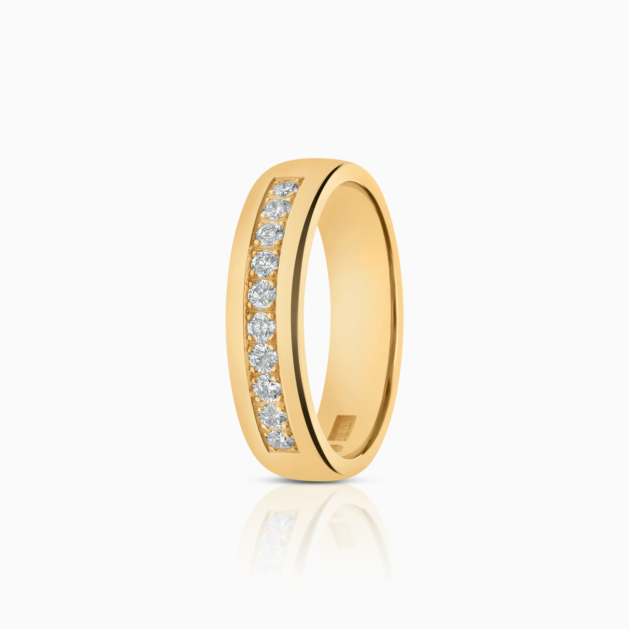 Alliansring 0,30ct 18K guld