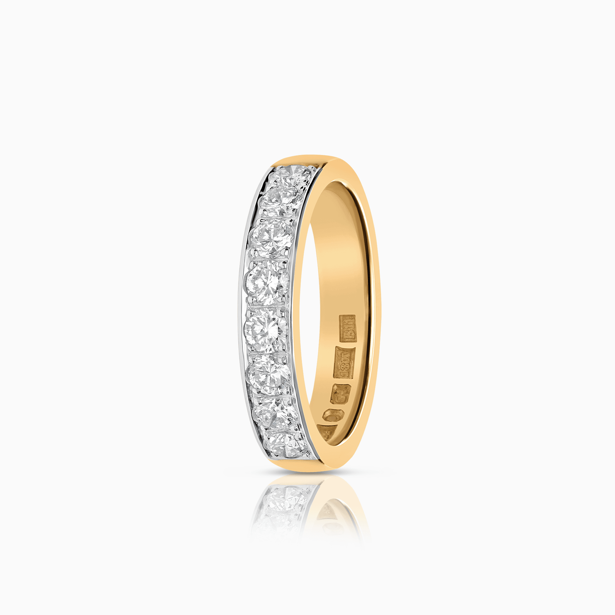 Eternity ring 0.80ct 18K gold
