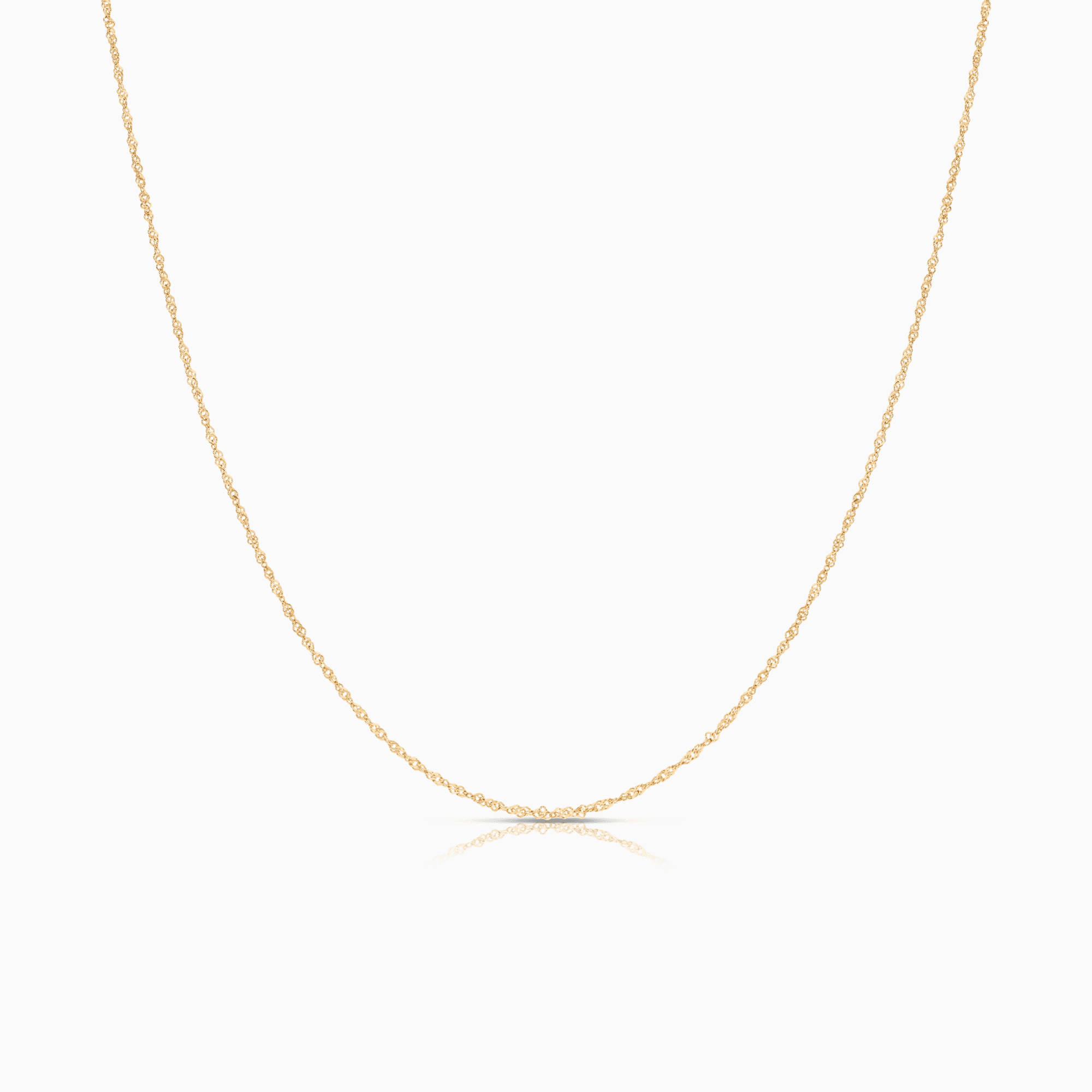 Singapore chain 42cm 18K gold