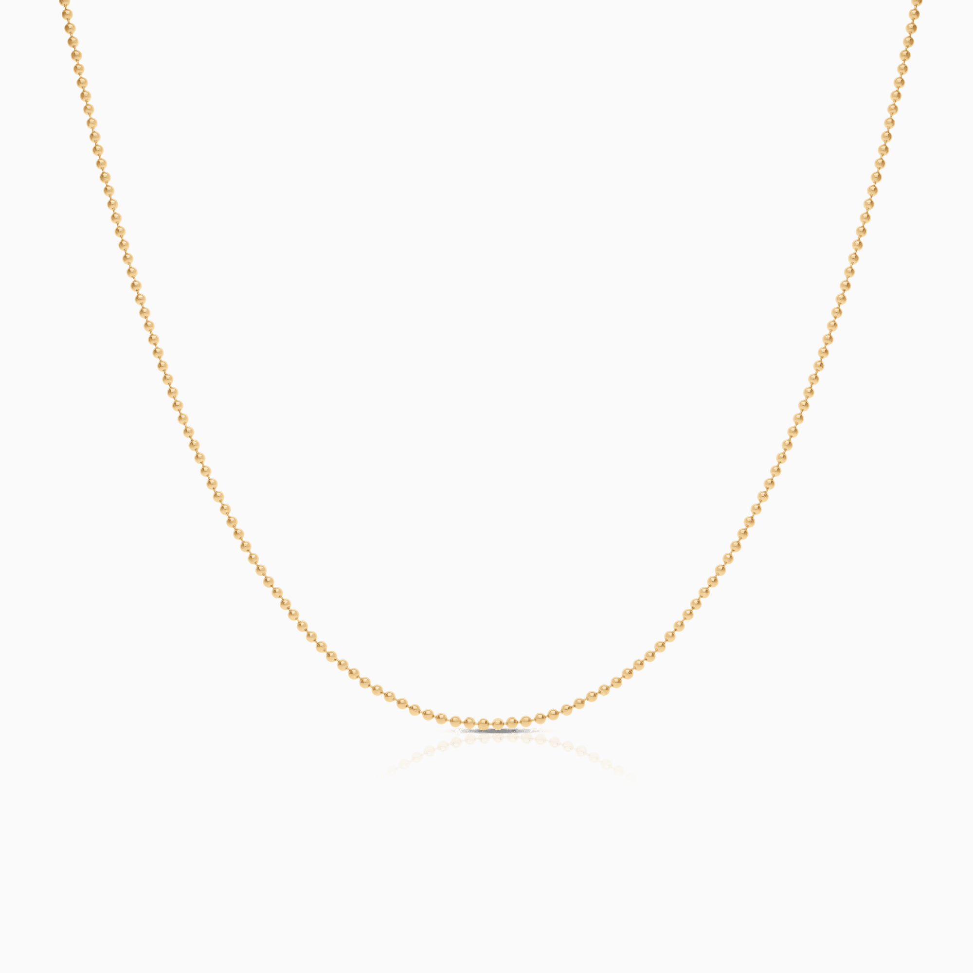 Ball link chain 39cm 18K gold