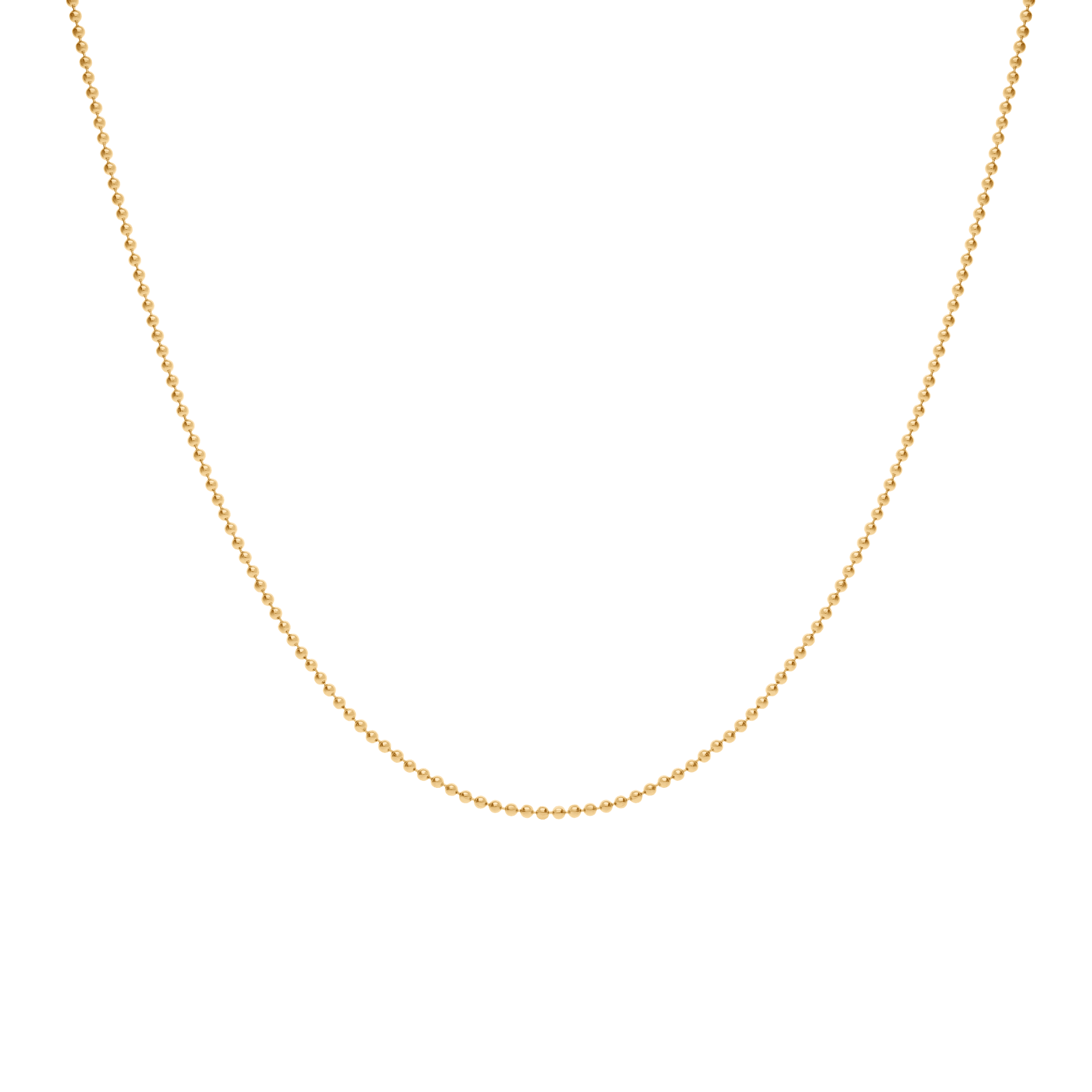 Ball link chain 39cm 18K gold