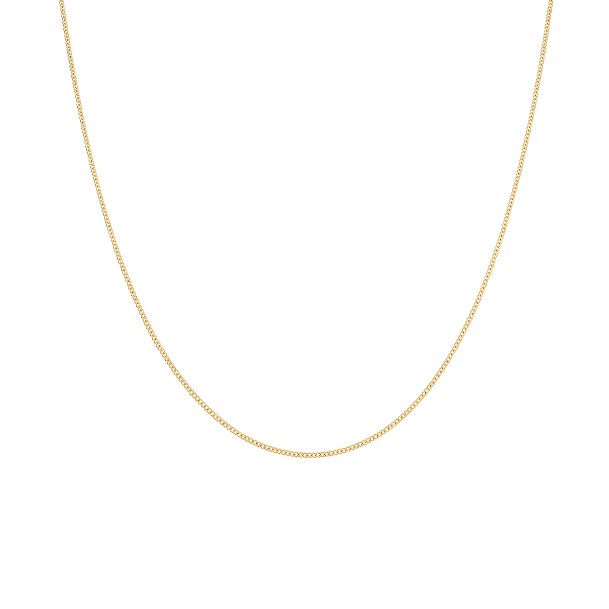 Pansarlänk 40cm 18K guld