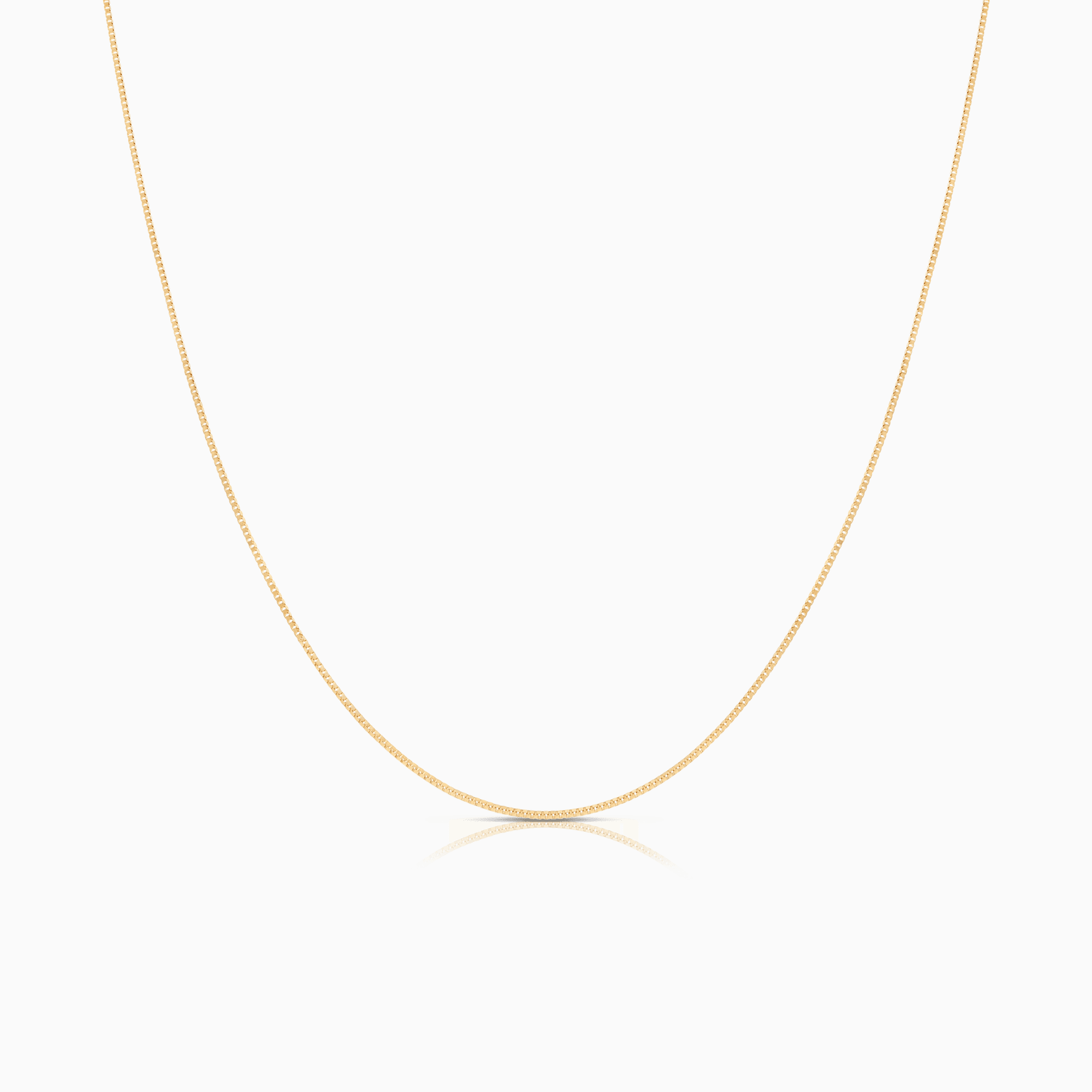 Box Chain 36cm 18K Gold