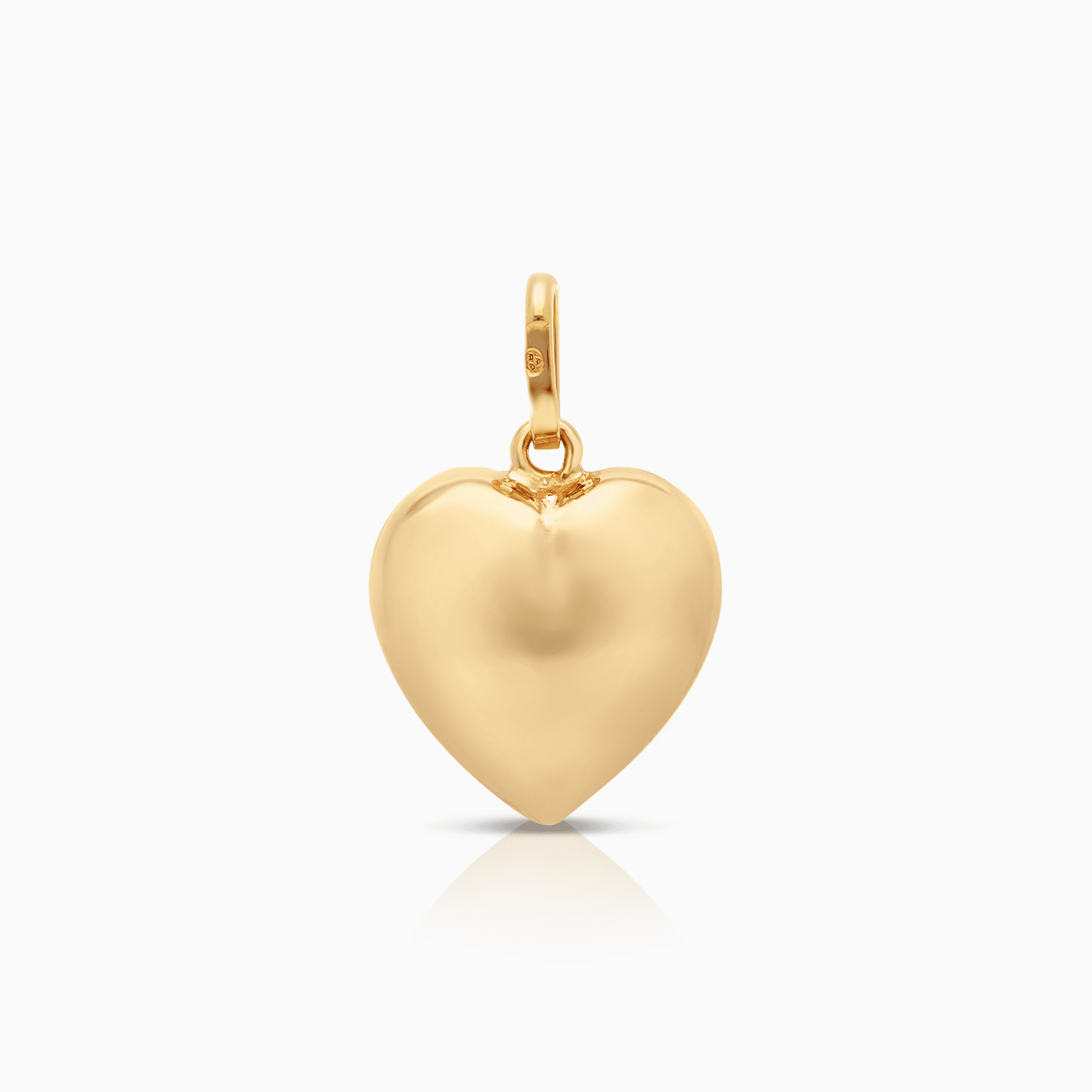 Heart pendant 3.79g 18K gold