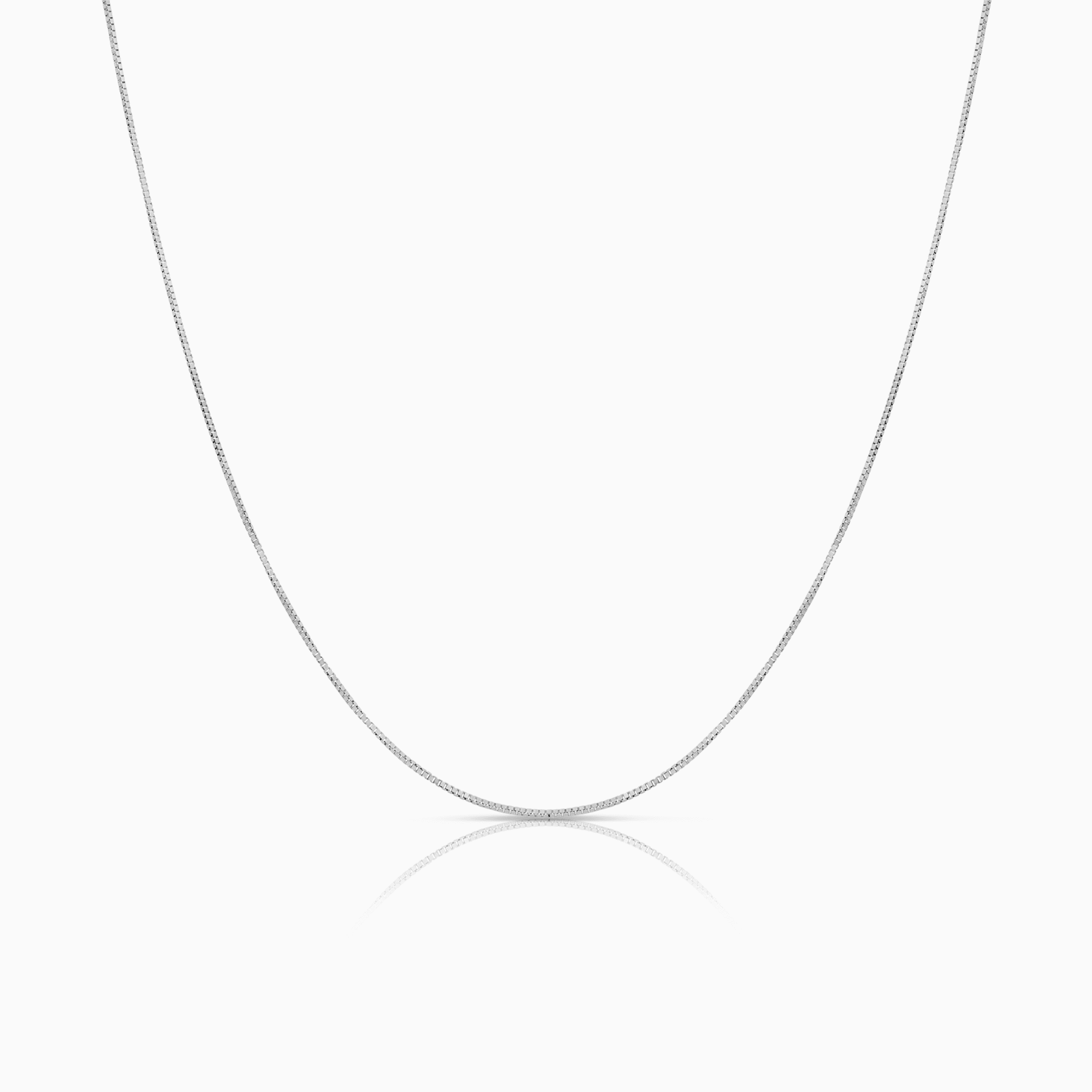 Venezialänk 40cm 18K vitguld
