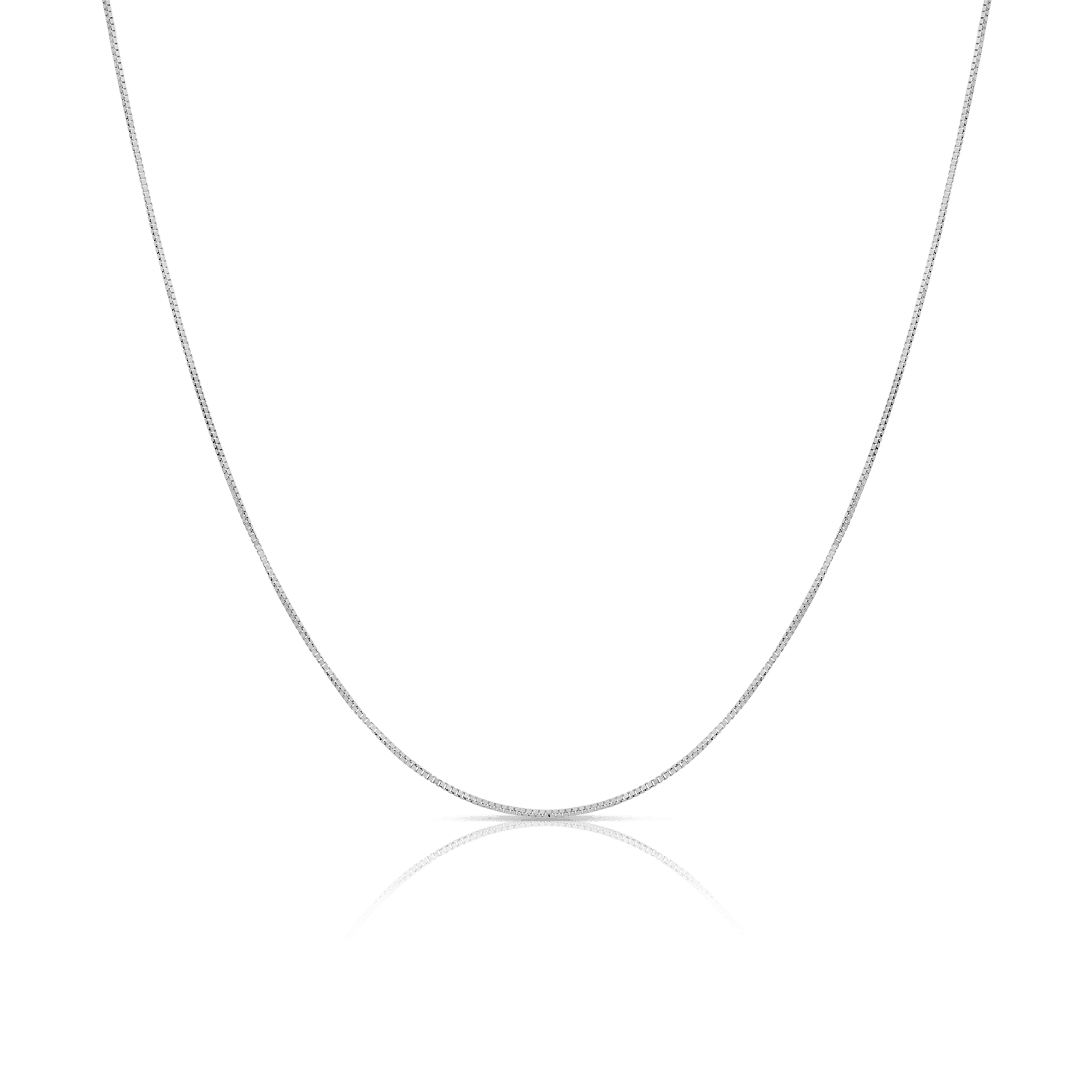Venezialänk 40cm 18K vitguld