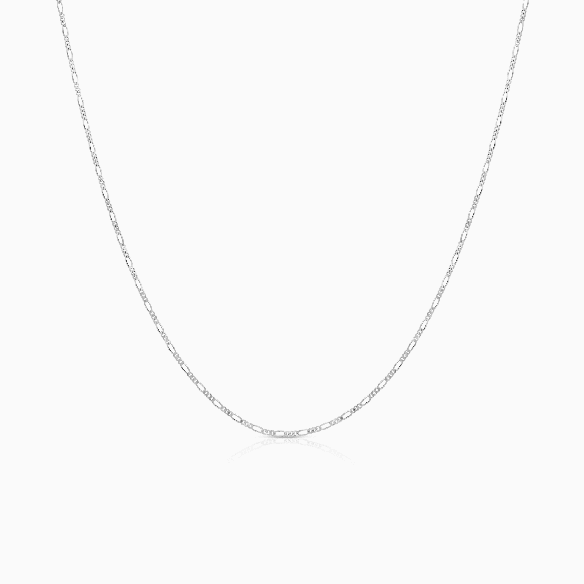 Figarolenke 1,85g 18K hvitt gull