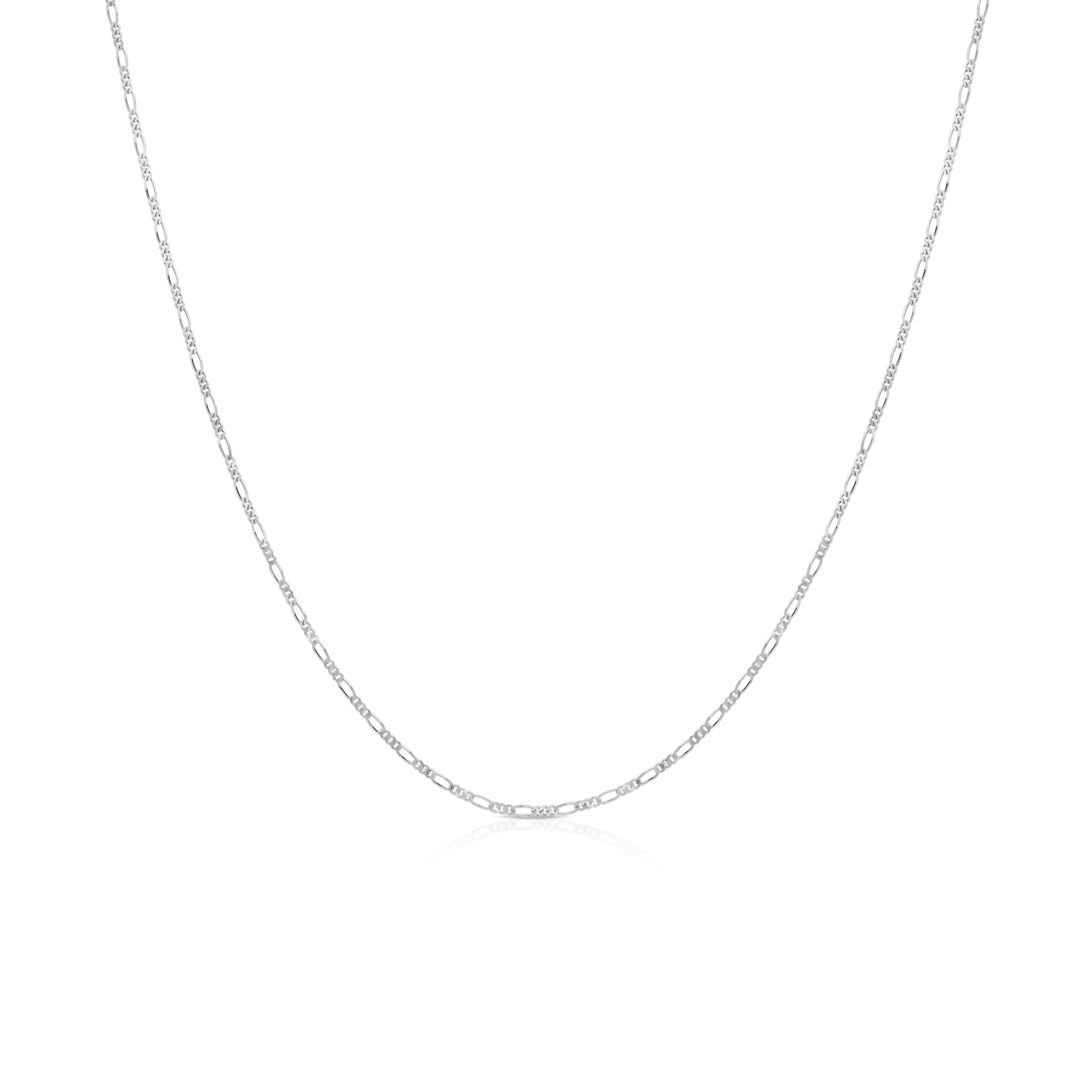Figarolenke 1,85g 18K hvitt gull