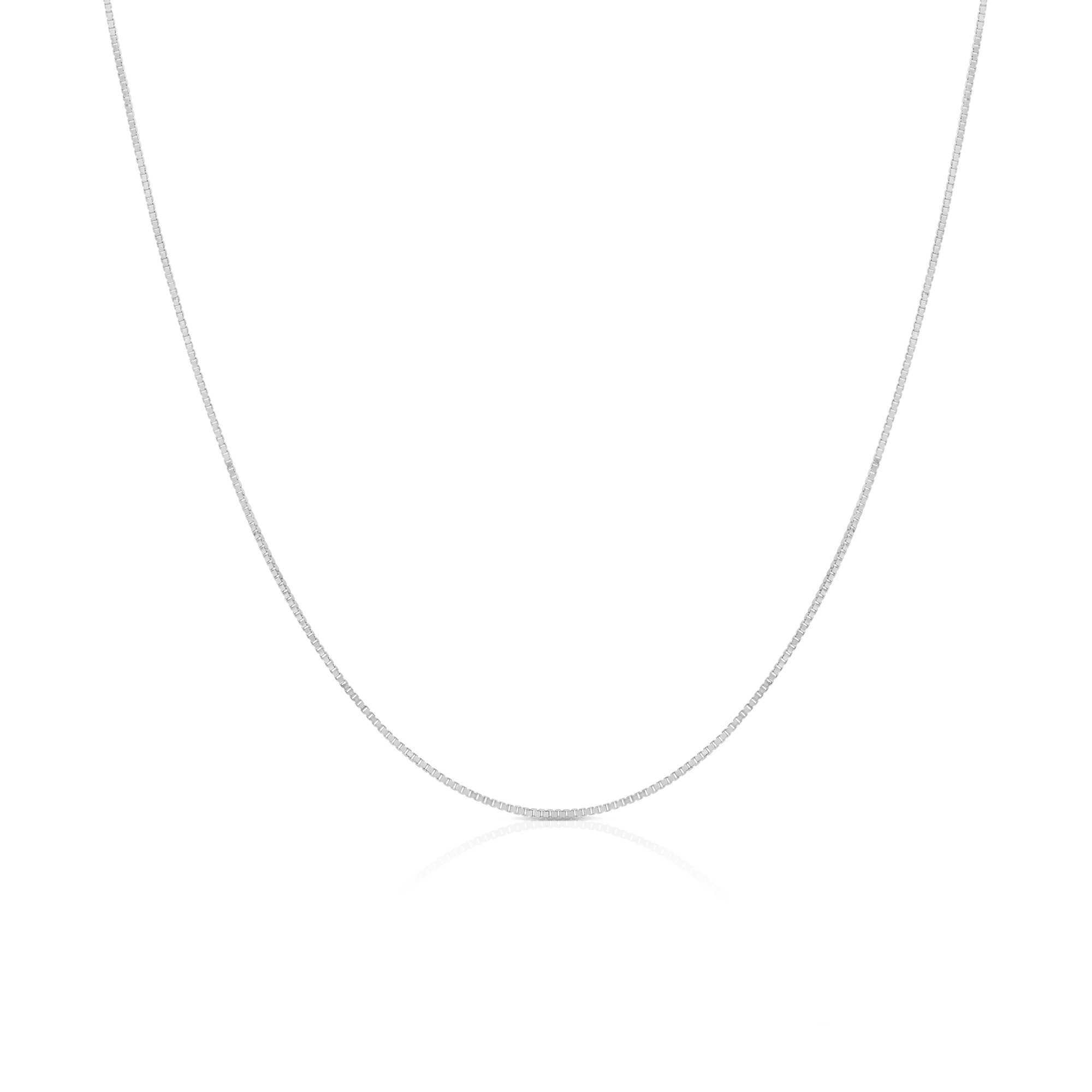 Venezialänk 42,5cm 18K vitguld
