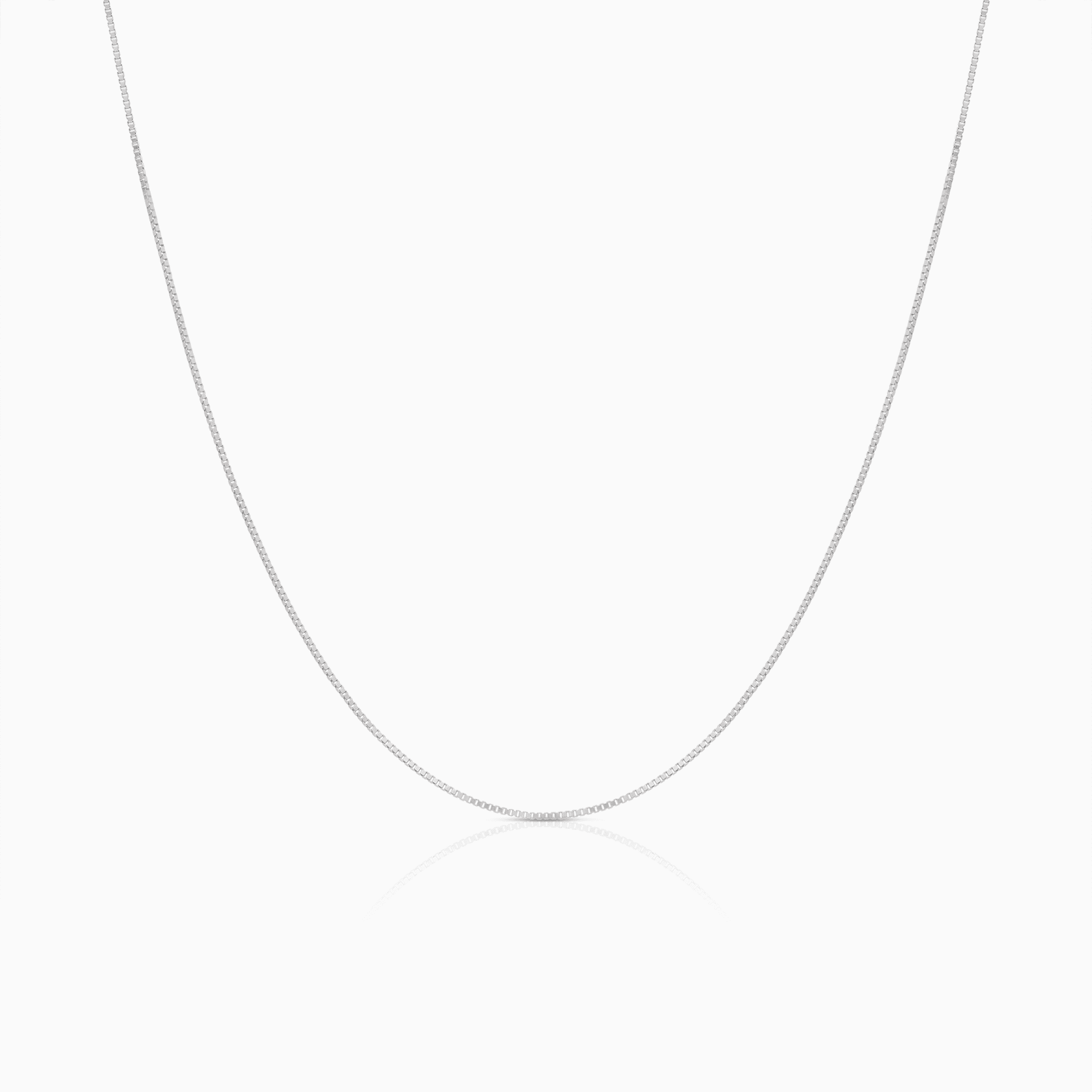 Venezialänk 40cm 18K vitguld