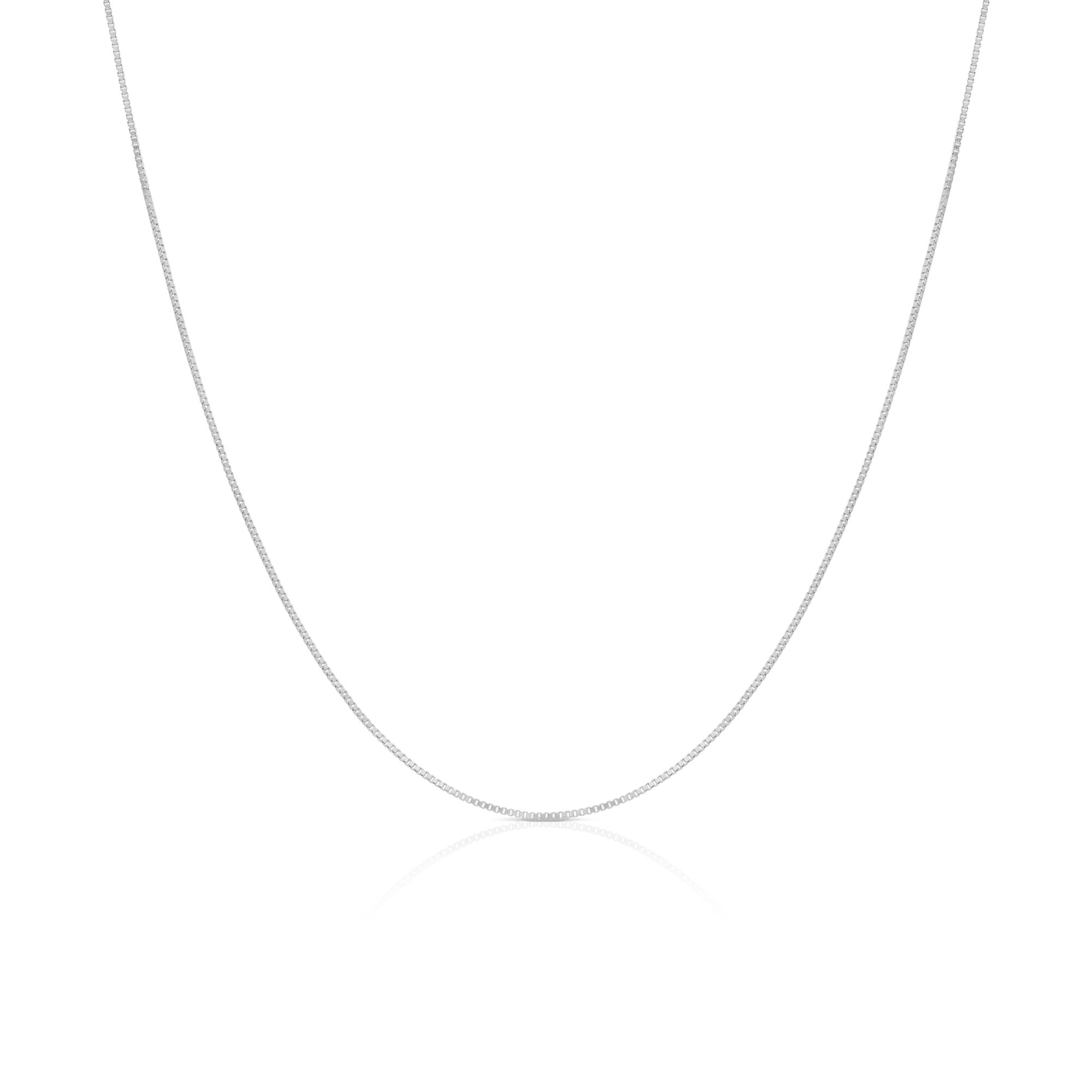 Venezialänk 40cm 18K vitguld