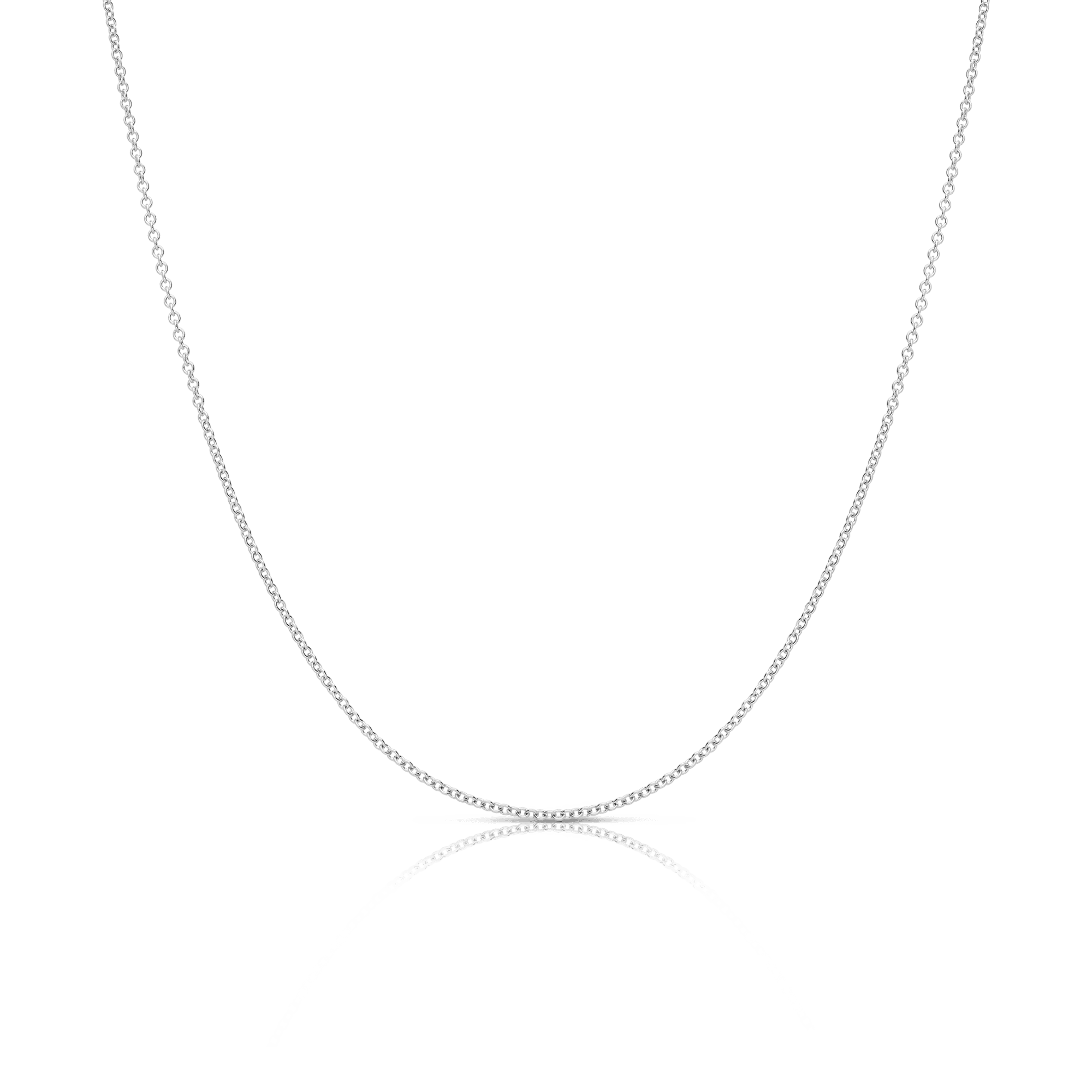 Cable chain 45cm 18K gold