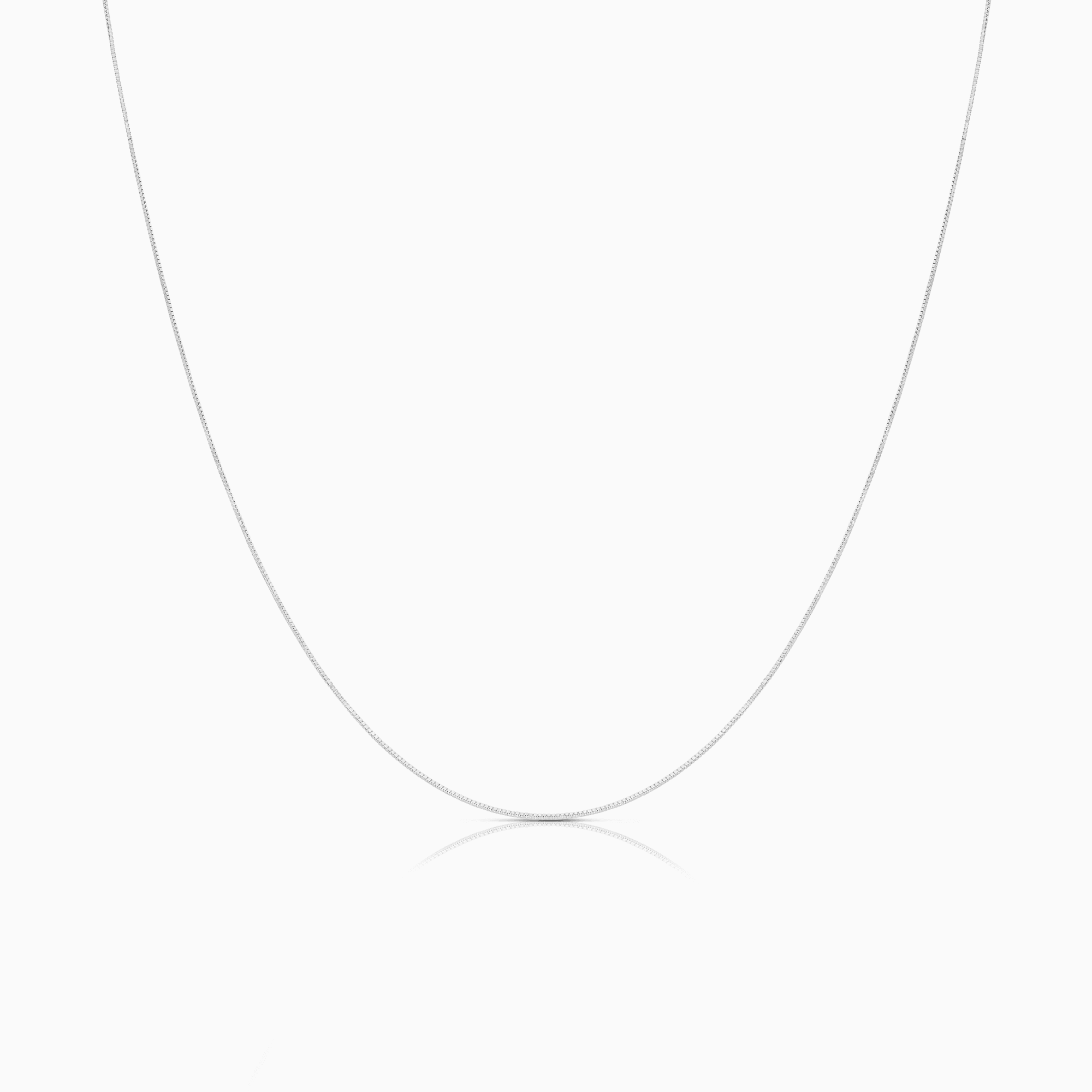 Venetian link 42cm 18K white gold