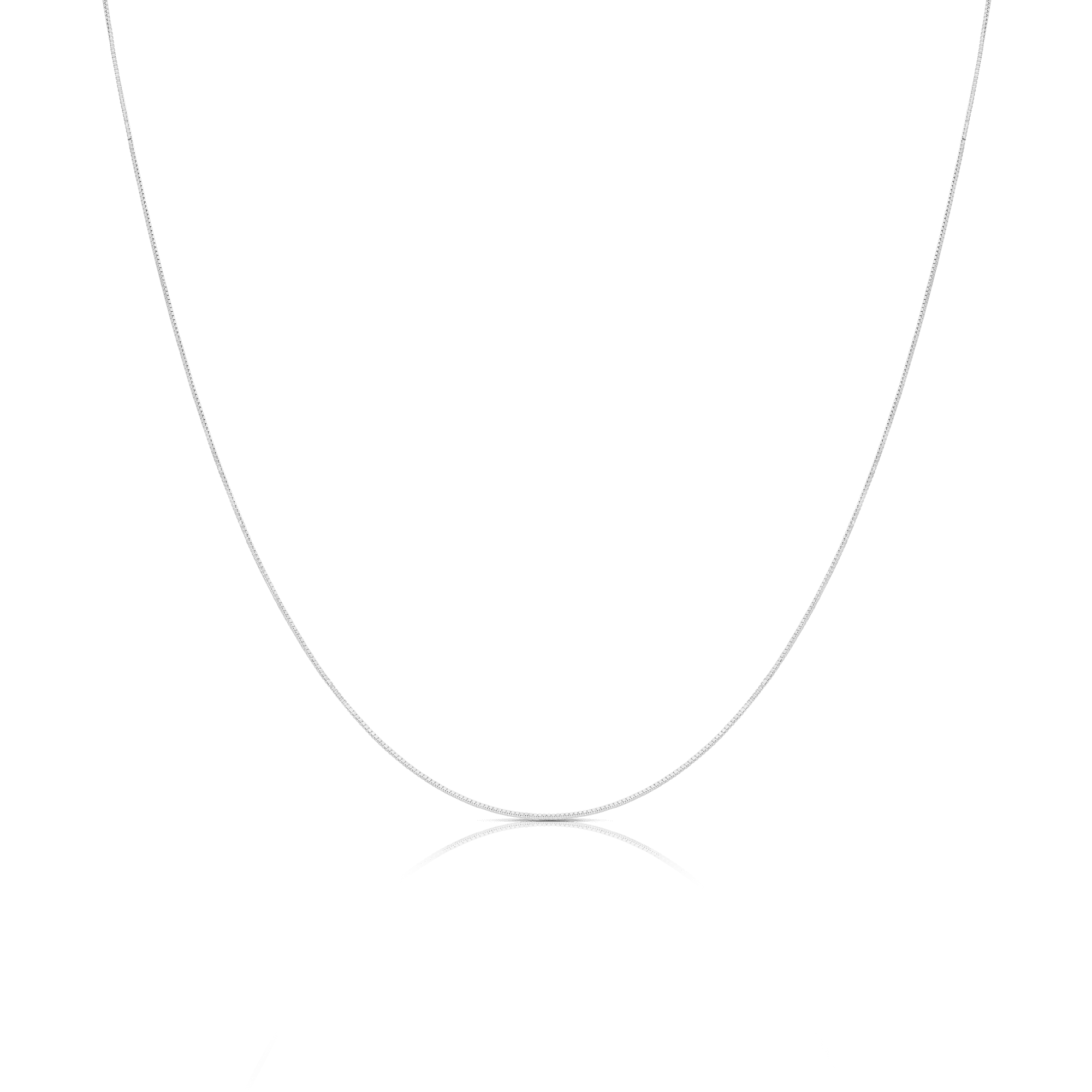 Venetian link 42cm 18K white gold