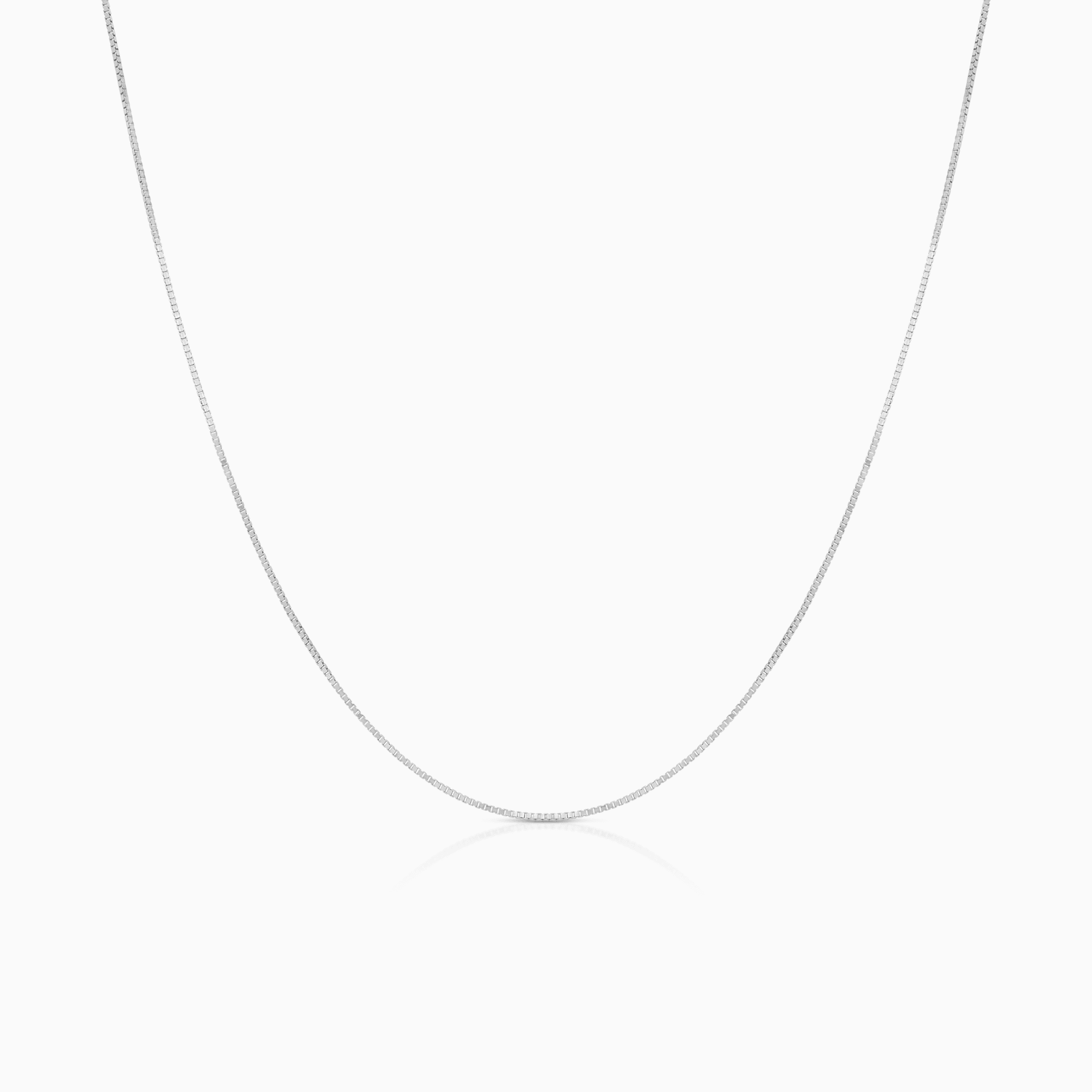 Venezialänk 45cm 18K vitguld