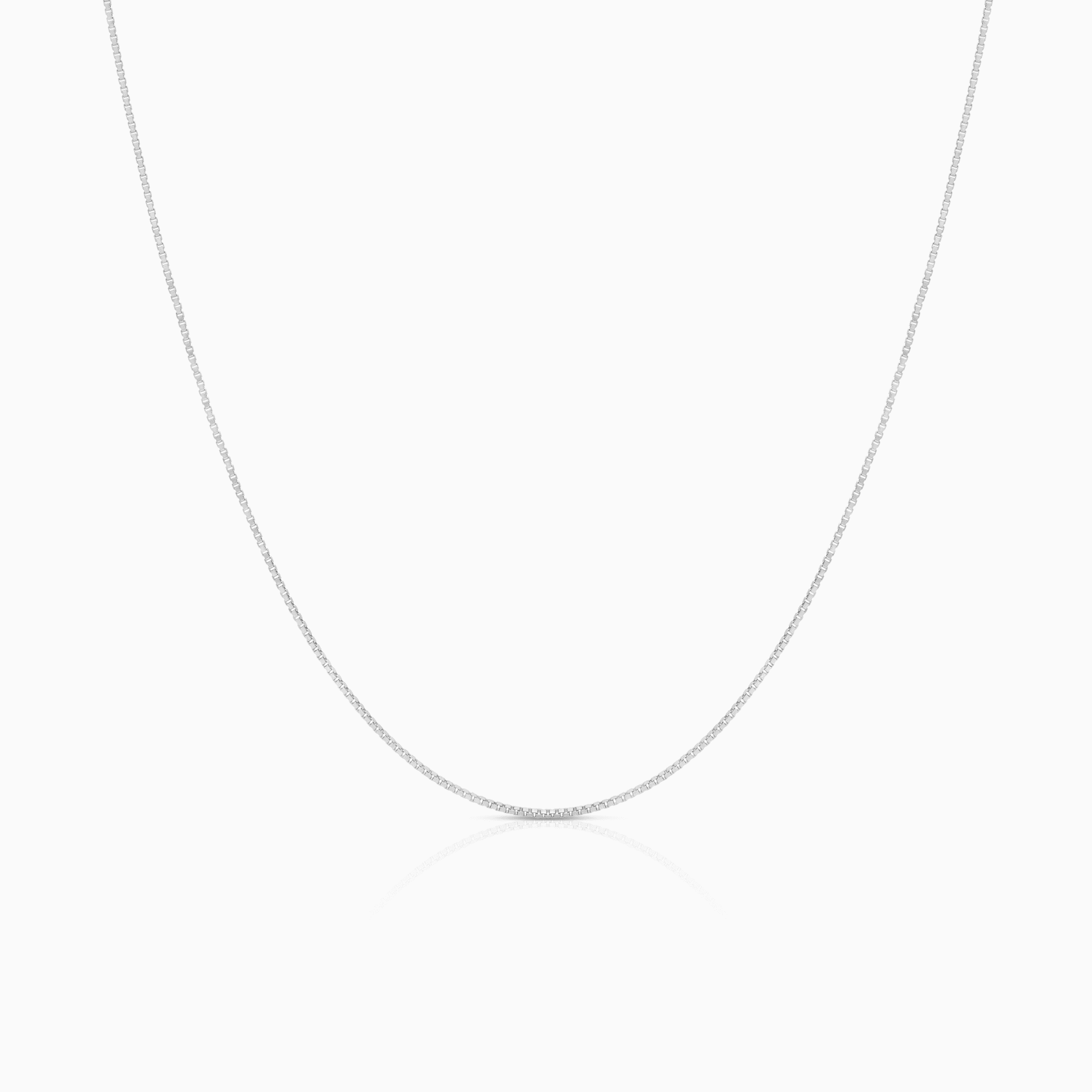 Venezialänk 45cm 18K vitguld