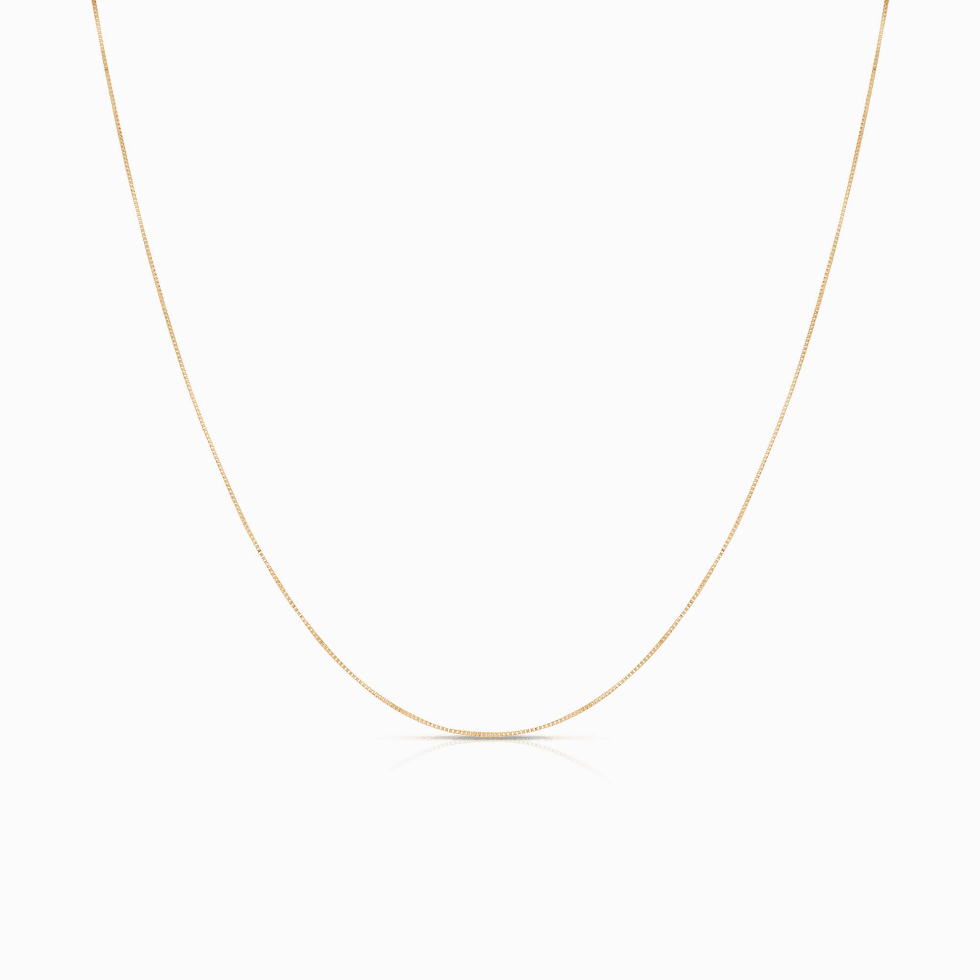 Box Chain 46.5cm 18K Gold