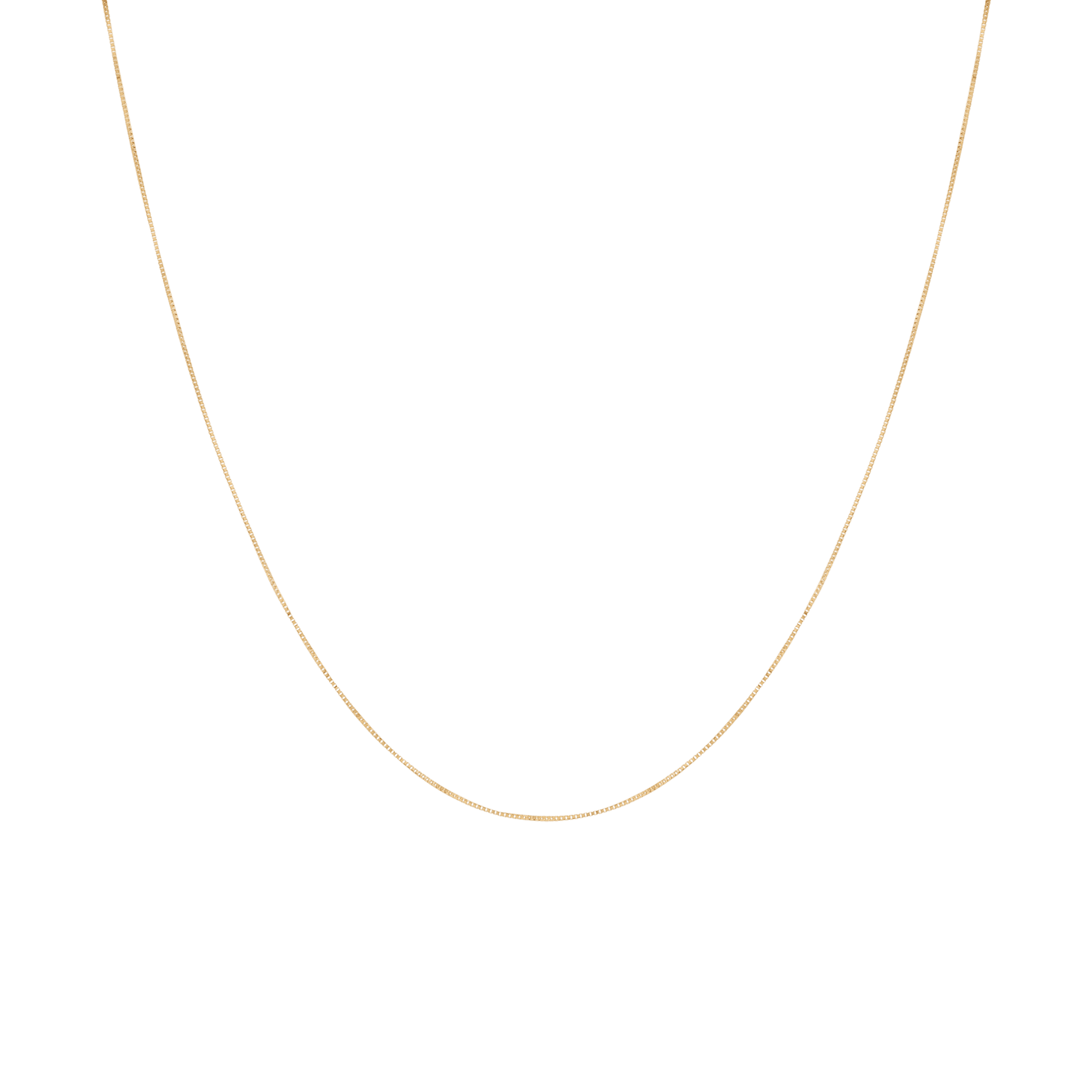 Box Chain 46.5cm 18K Gold