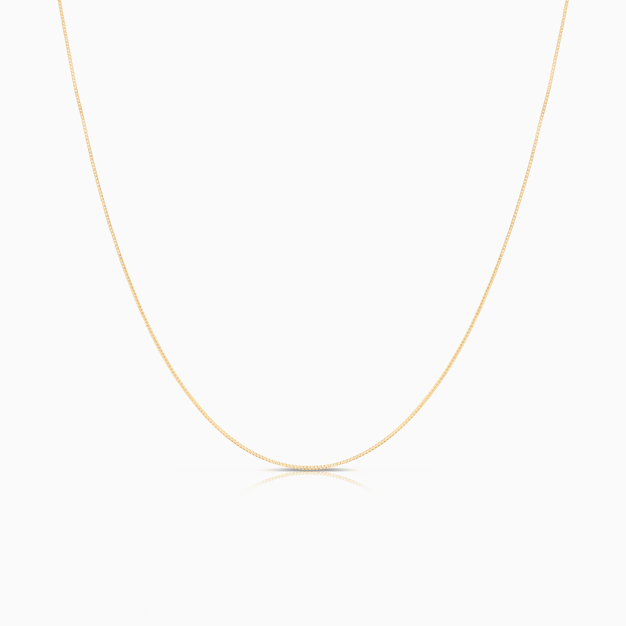 Box Chain 49.5cm 18K gold