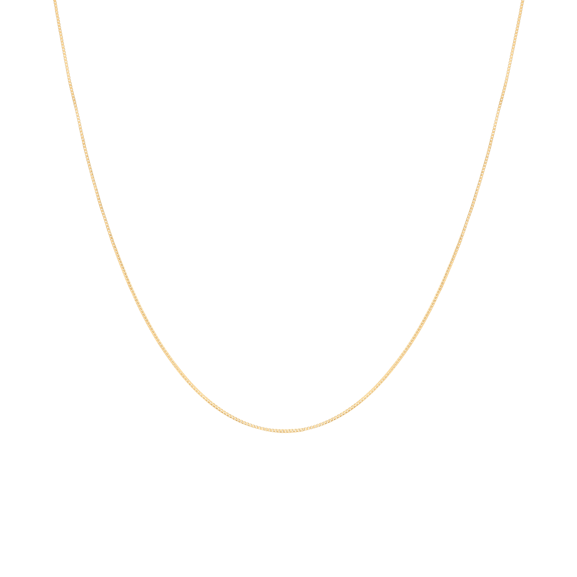 Box Chain 49.5cm 18K gold