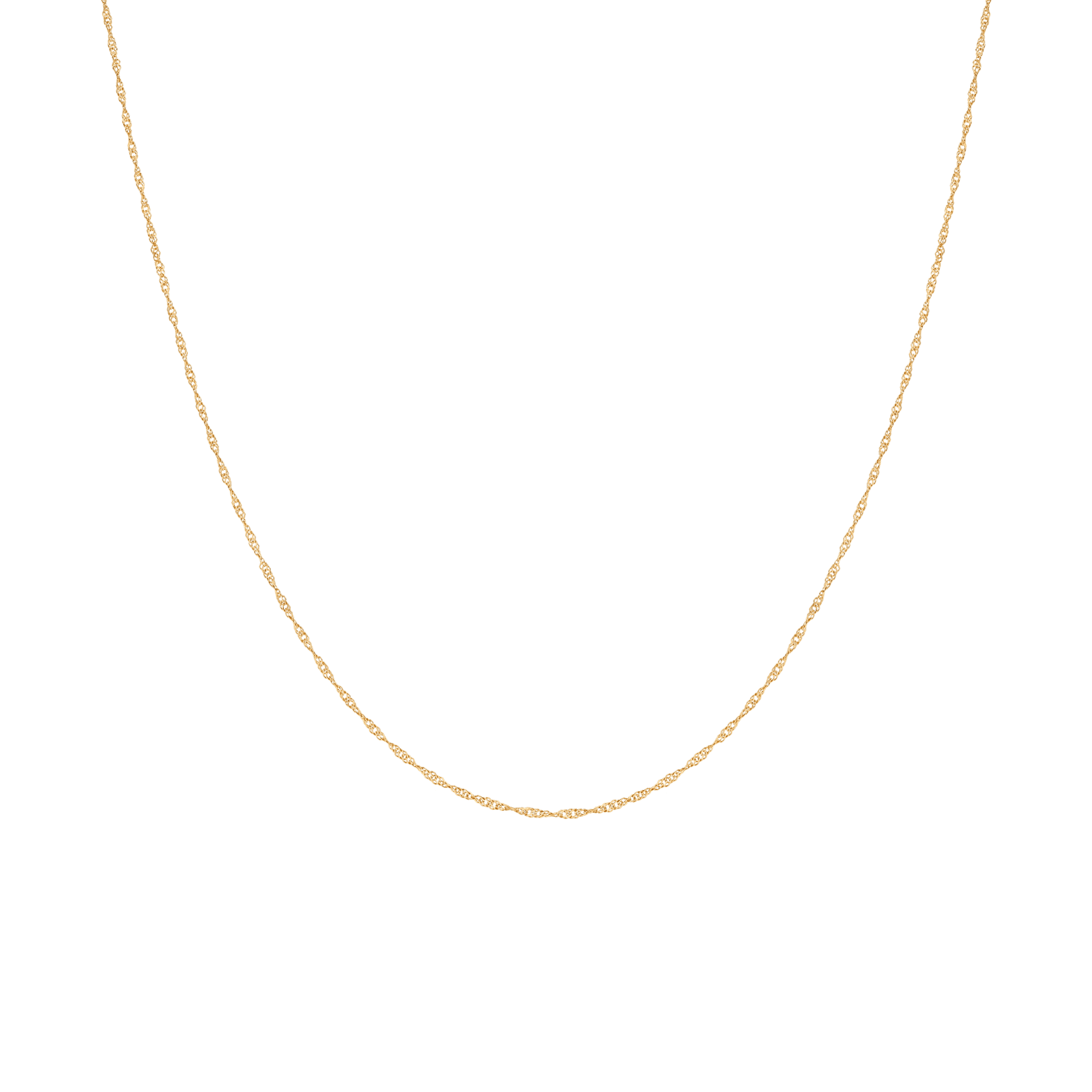 Singapore Chain 42cm 18K Gold
