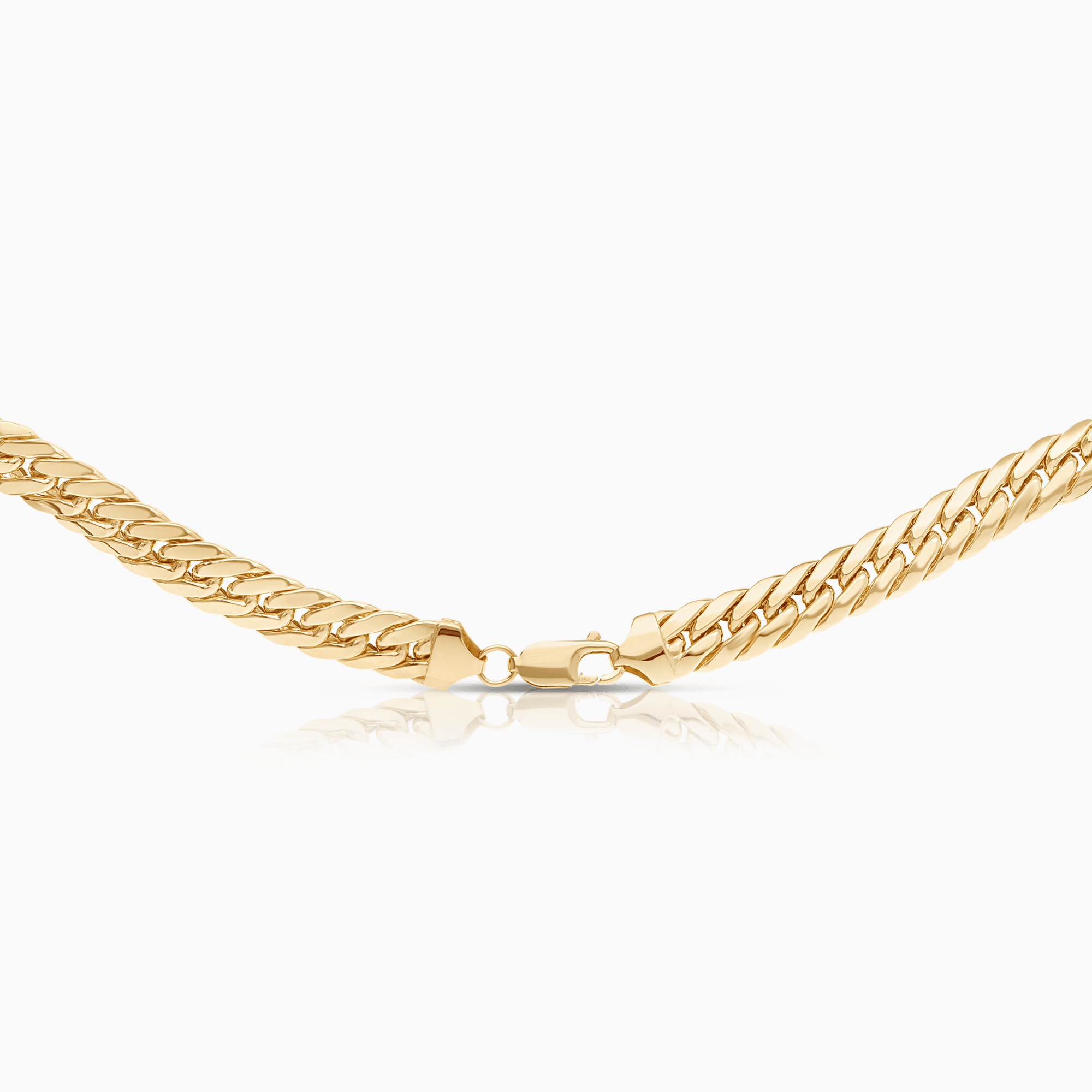 Curb necklace 22.40g 18K gold