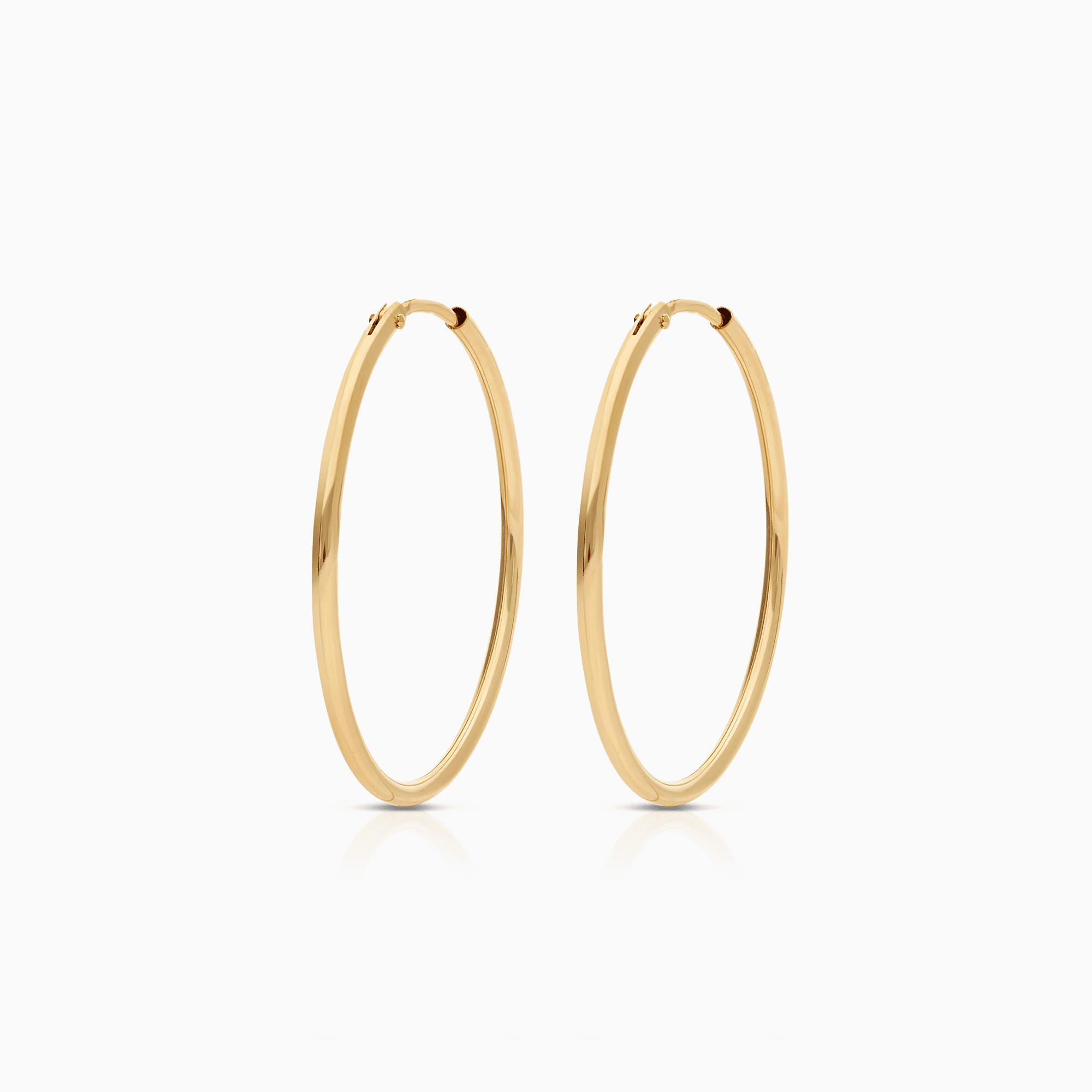 Gold Hoop Earrings 1.74g 18K Gold