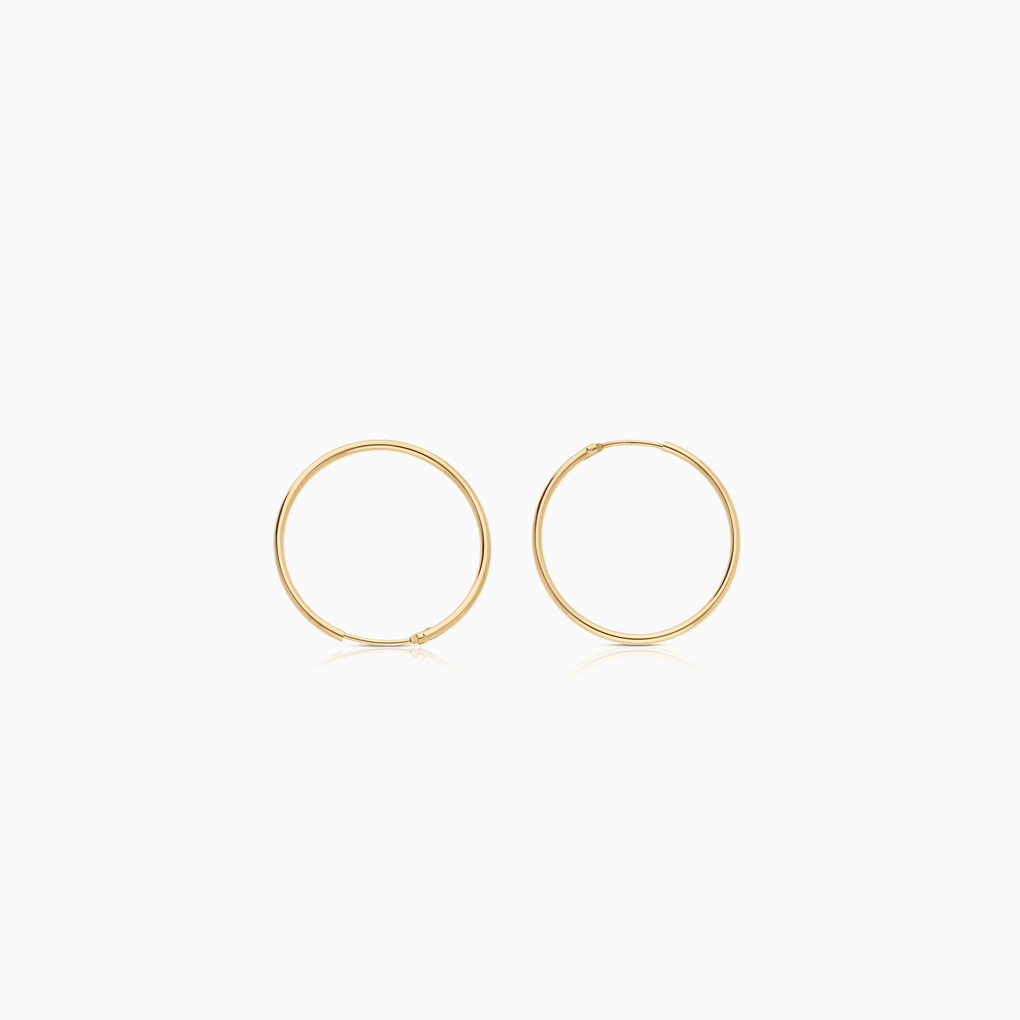Gold Hoop Earrings 1.74g 18K Gold