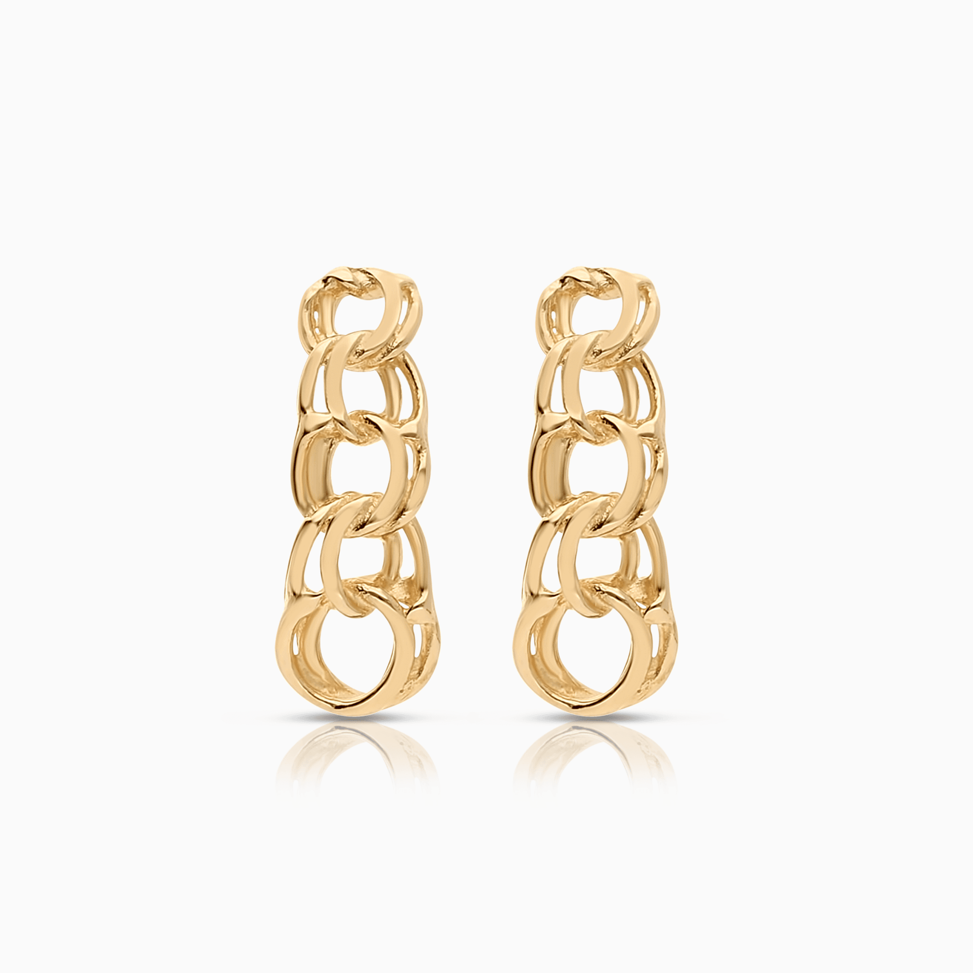 Bismarck earrings 1.43g 18K gold