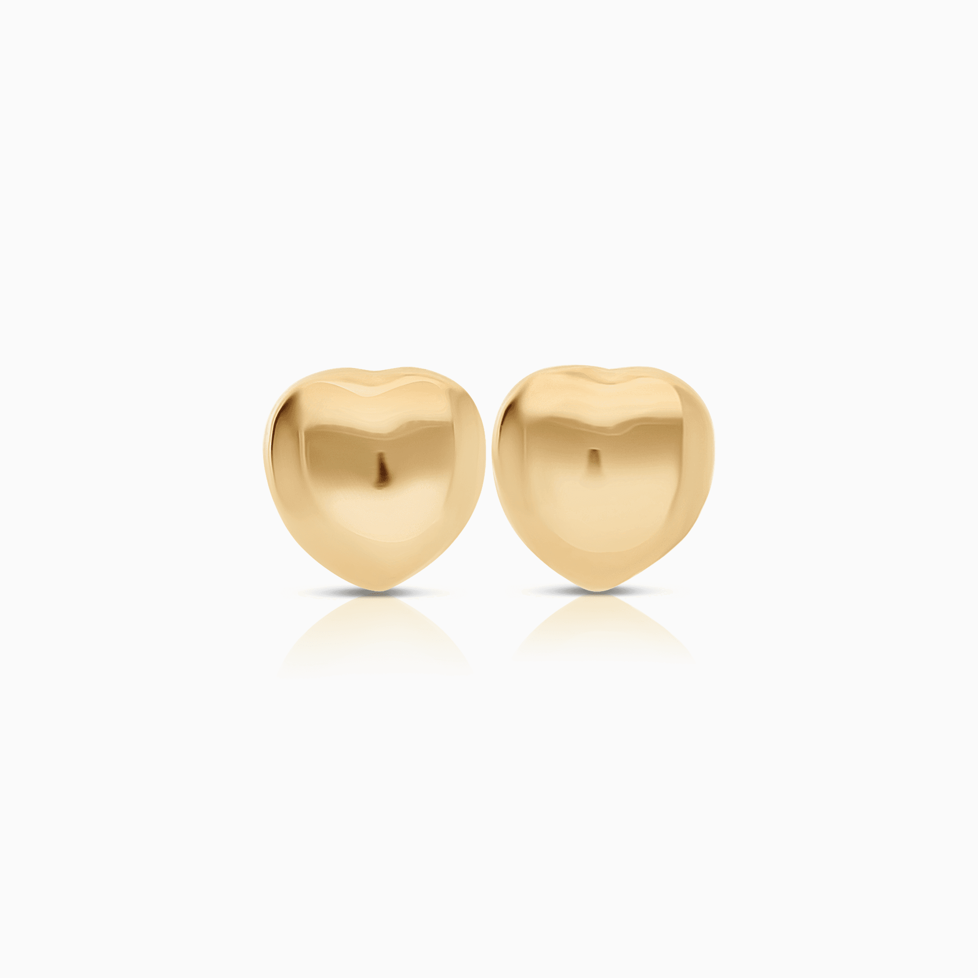 Gold Earrings Hearts 0.51g 18K Gold
