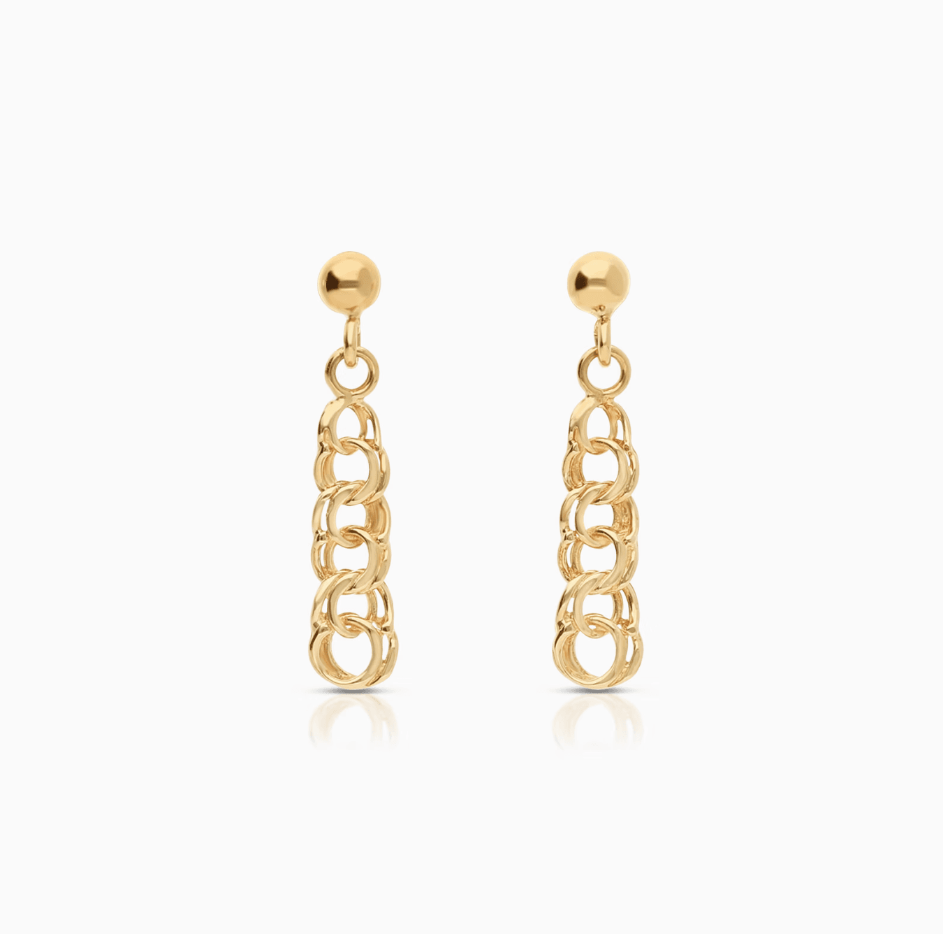 Bismarck earrings 1.53g 18K gold