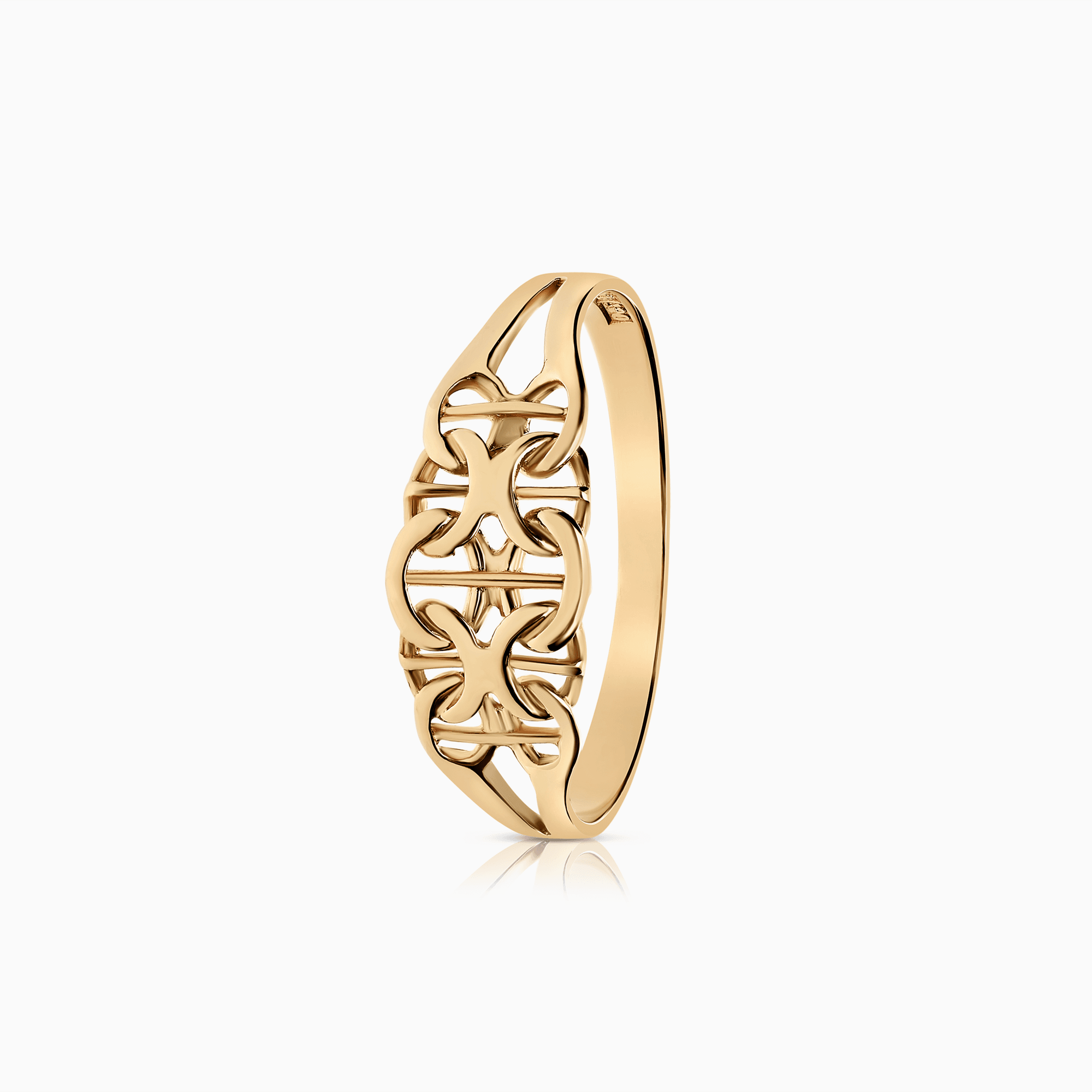 X-link ring 1.84g 18K gold