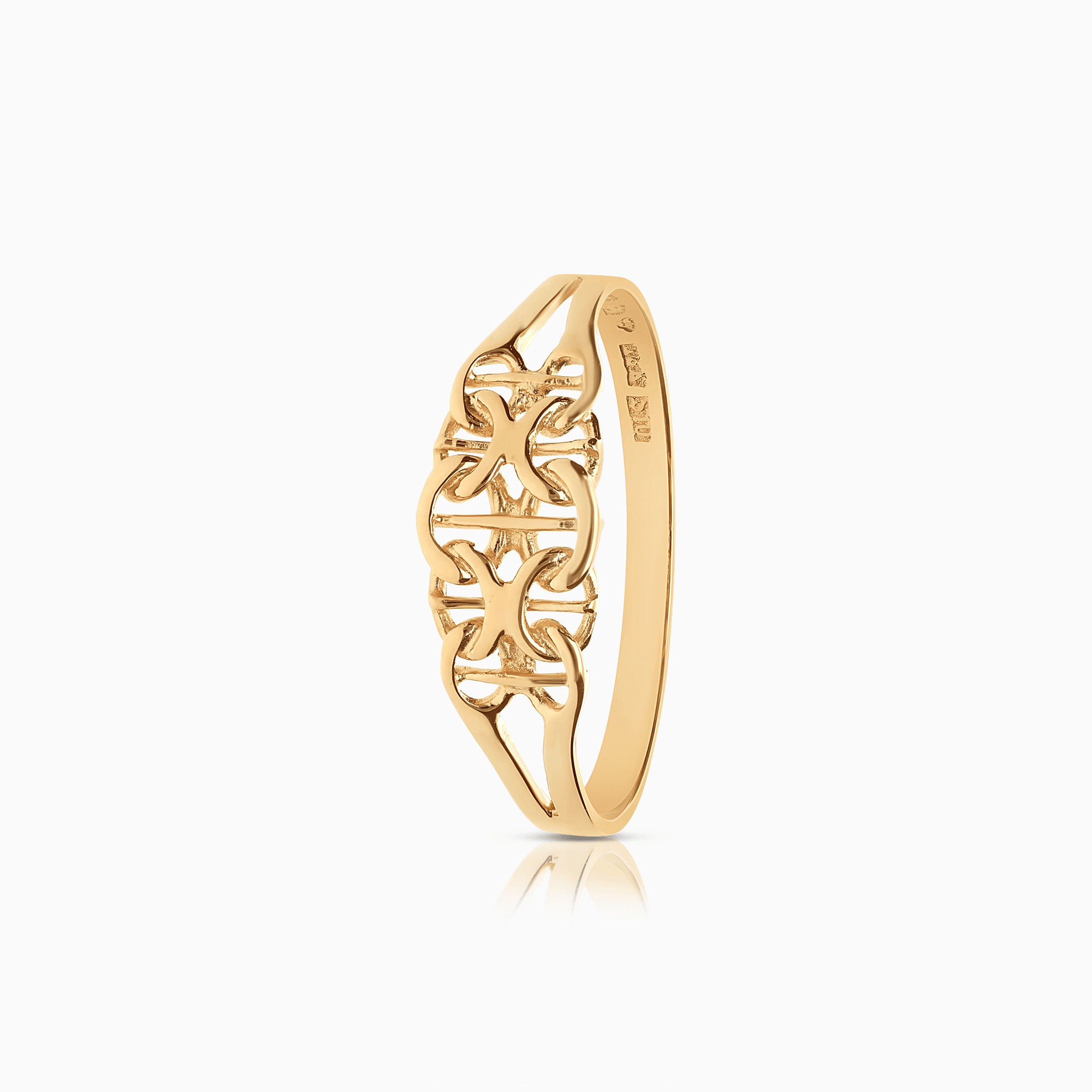 X-länk ring 1,60g 18K guld