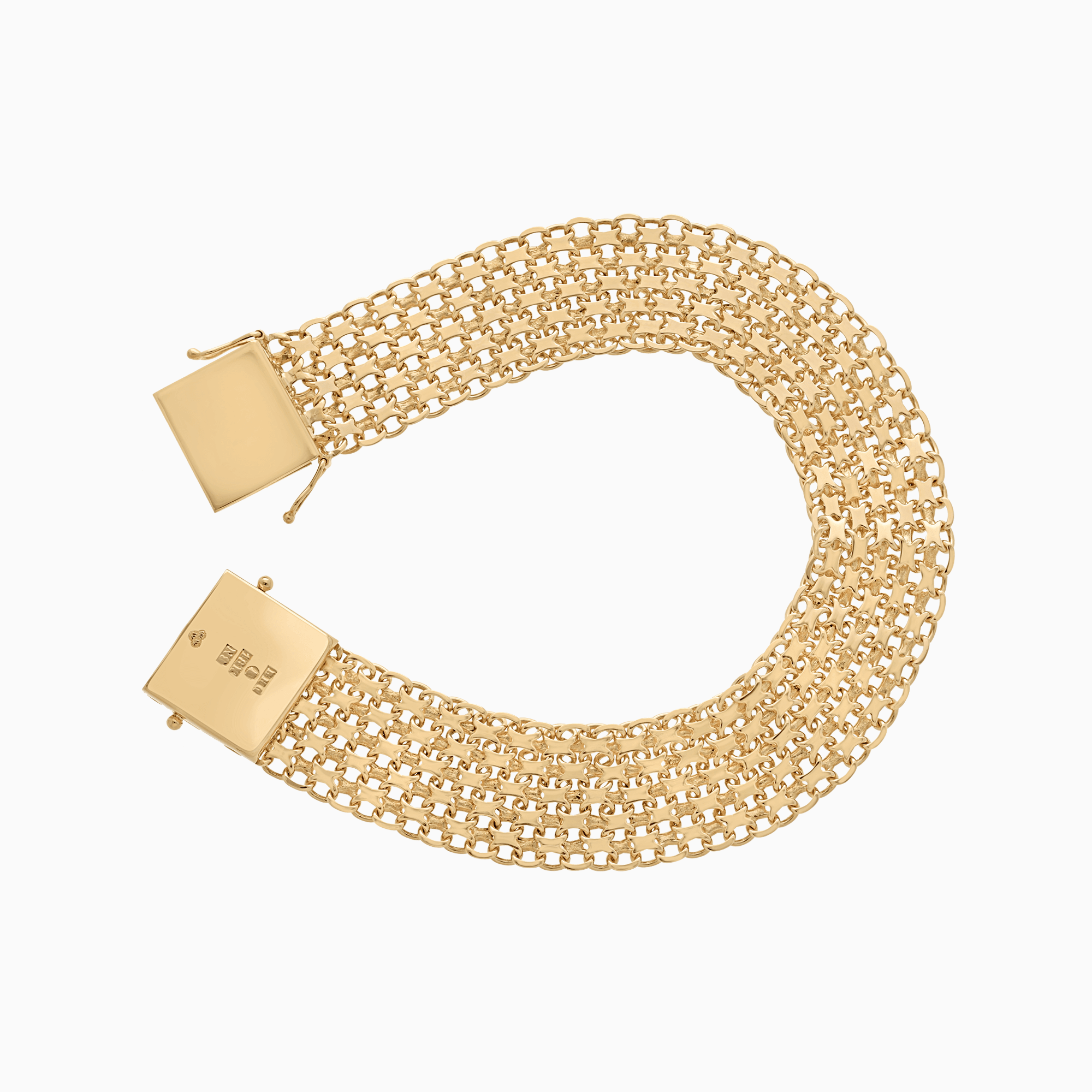 X-link bracelet 24.42g 18K gold