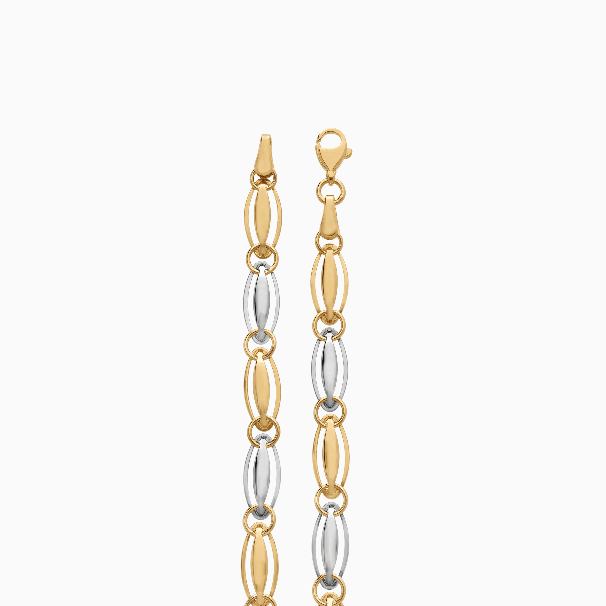 Gold bracelet 4.18g 18K white/yellow gold