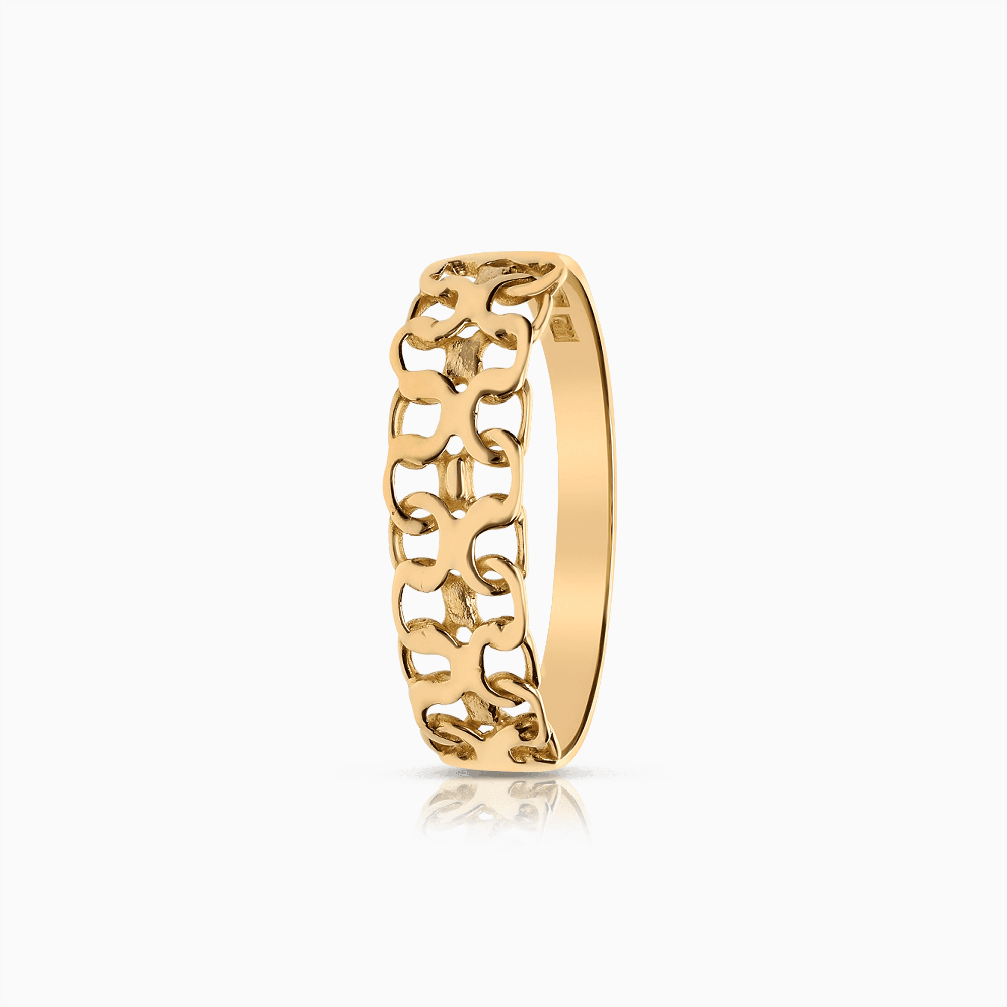 X-link ring 1.35g 18K gold