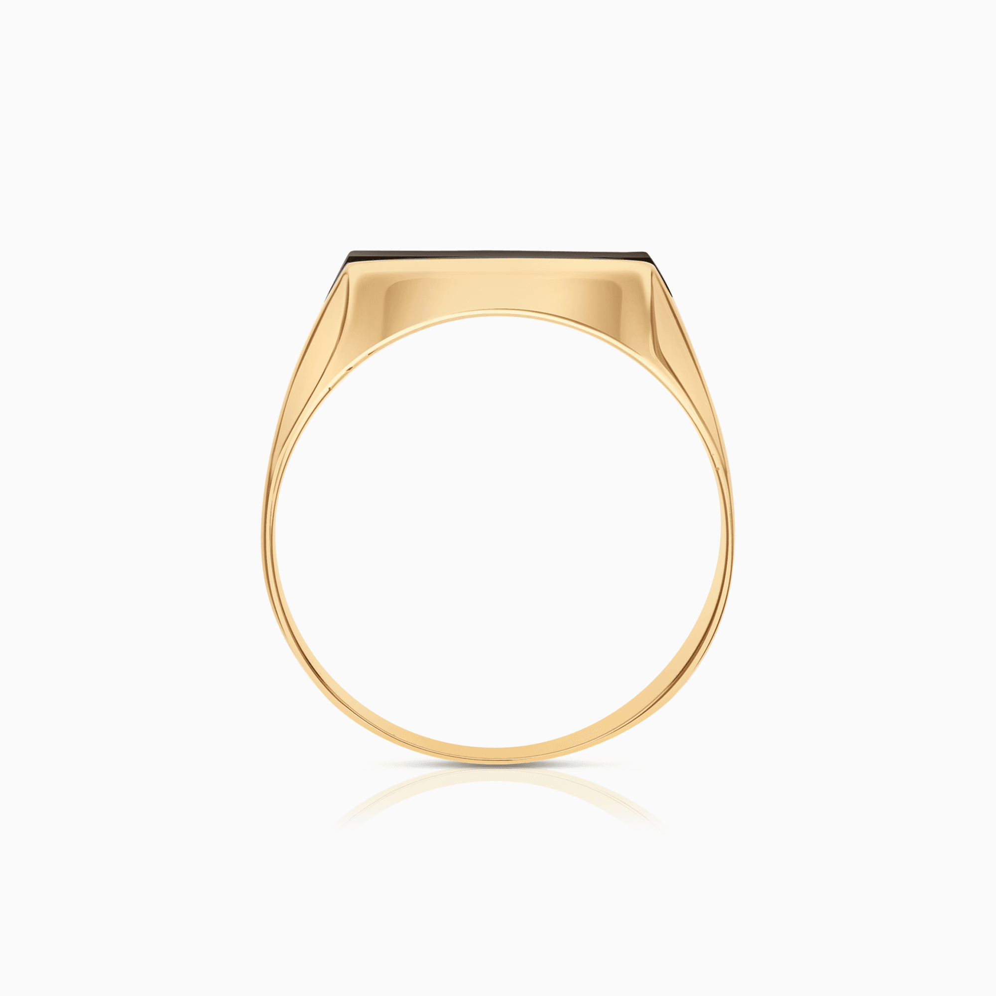 Klackring med svart onyx 5,55g 18K guld