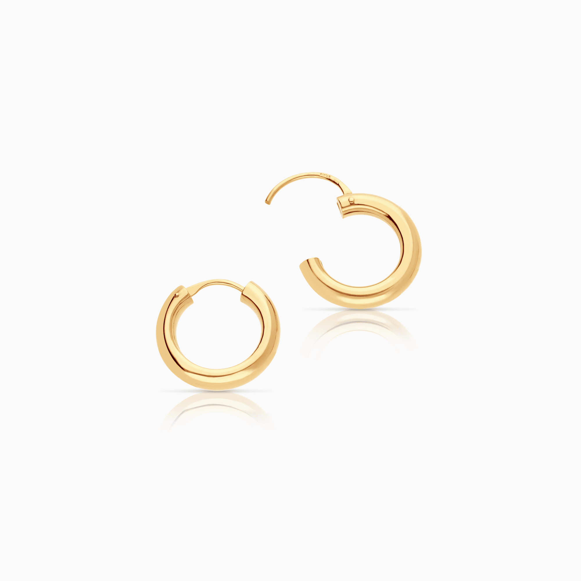 Guldörhängen creoler 1,96g 18K guld
