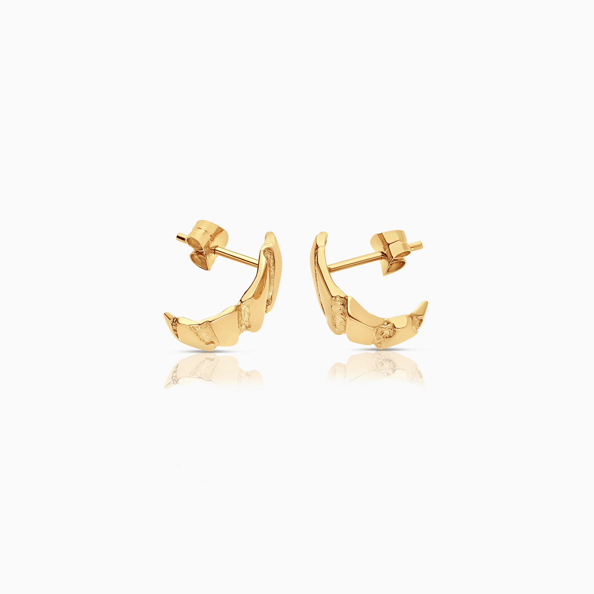 Gold earrings 2.22g 18K gold