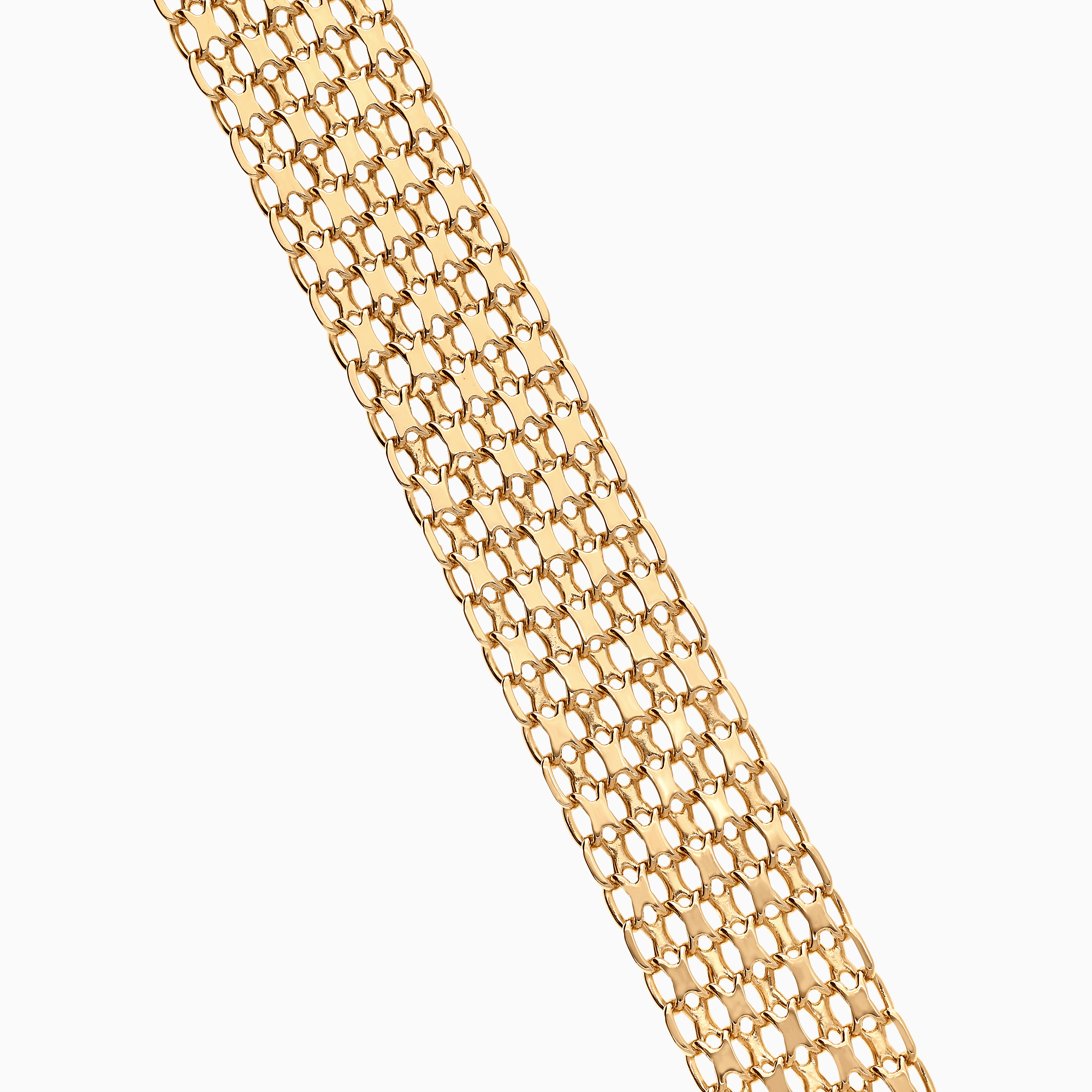 X-link bracelet 24.26g 18K gold