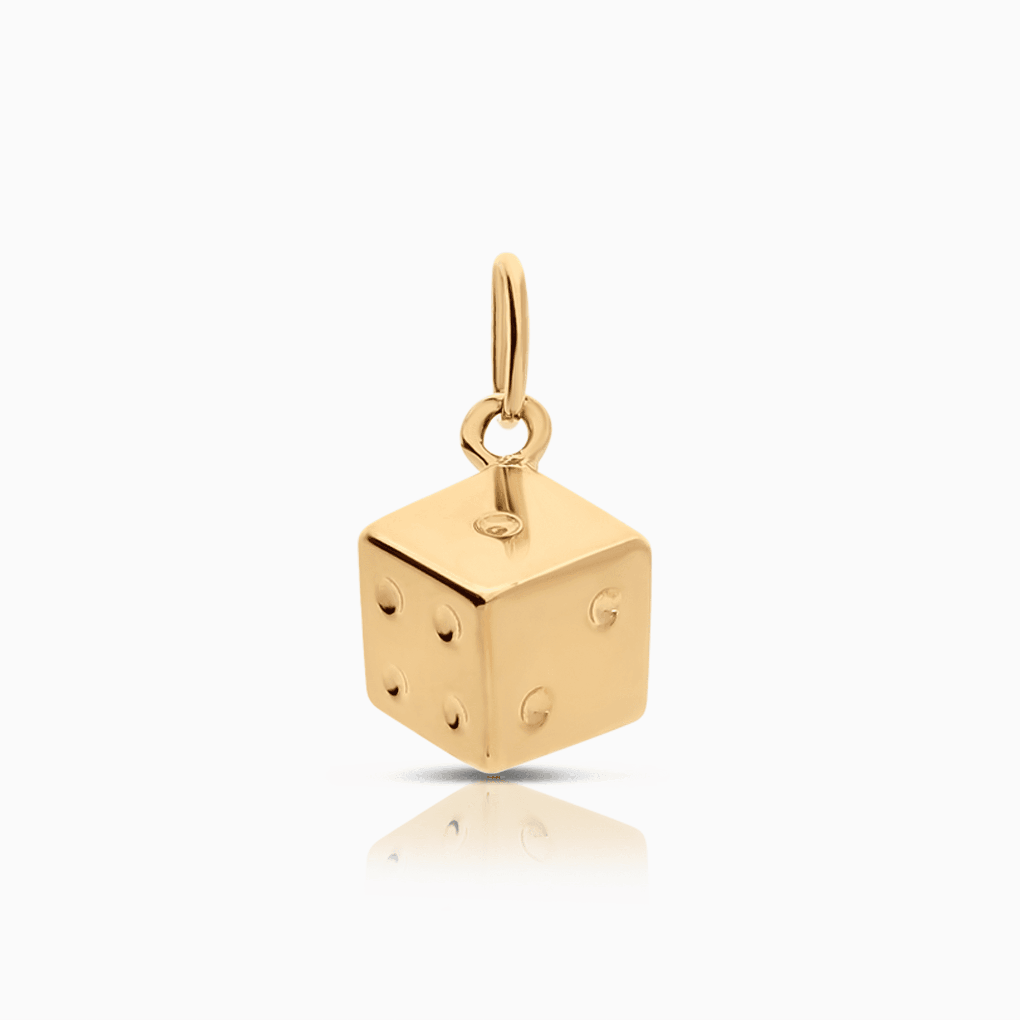 Hängsmycke tärning 0,84g 18K guld