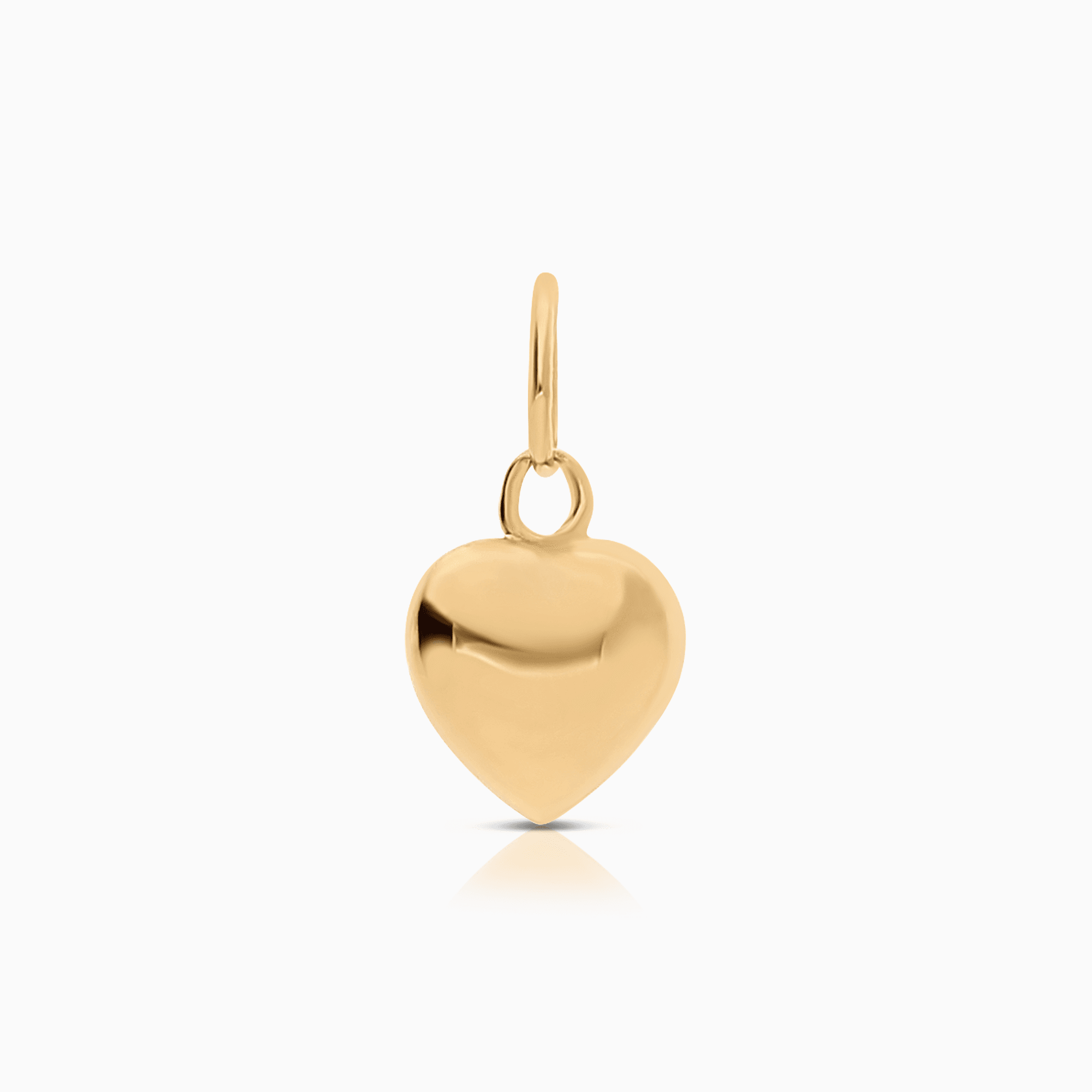 Heart pendant 0.13g 18K gold