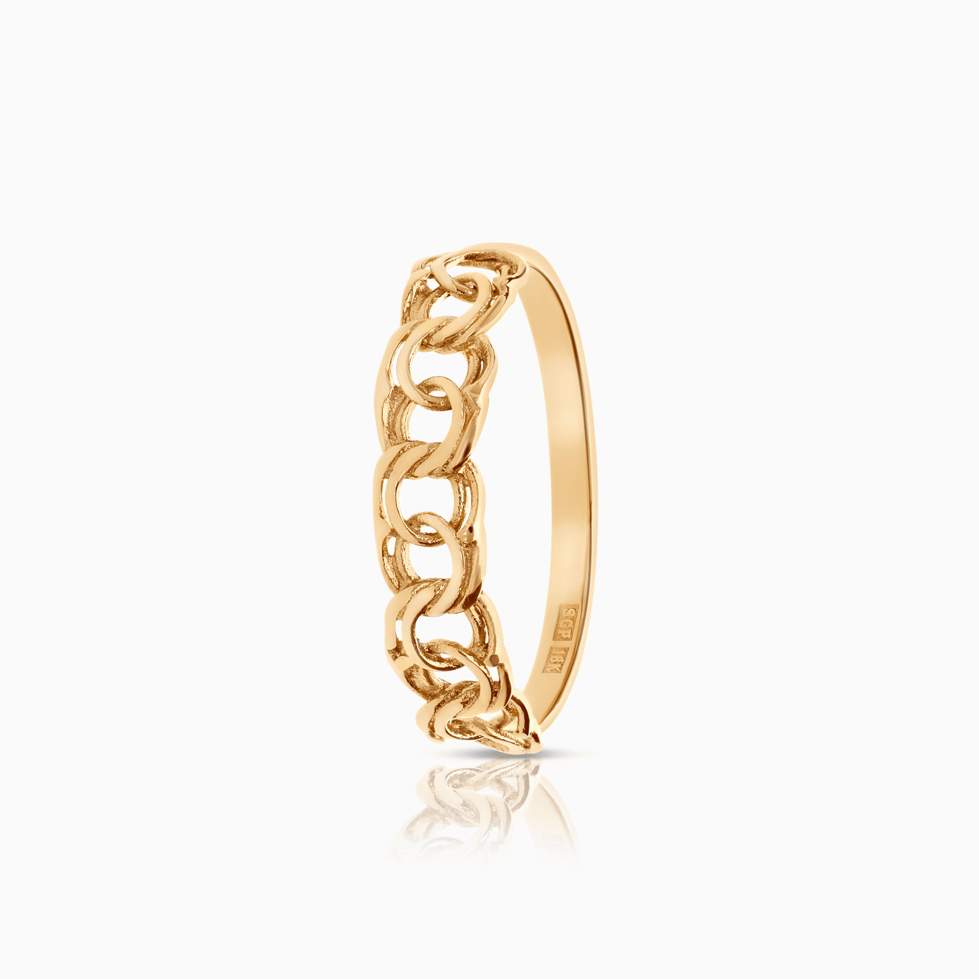 Bismarck ring 0.86g 18K gold