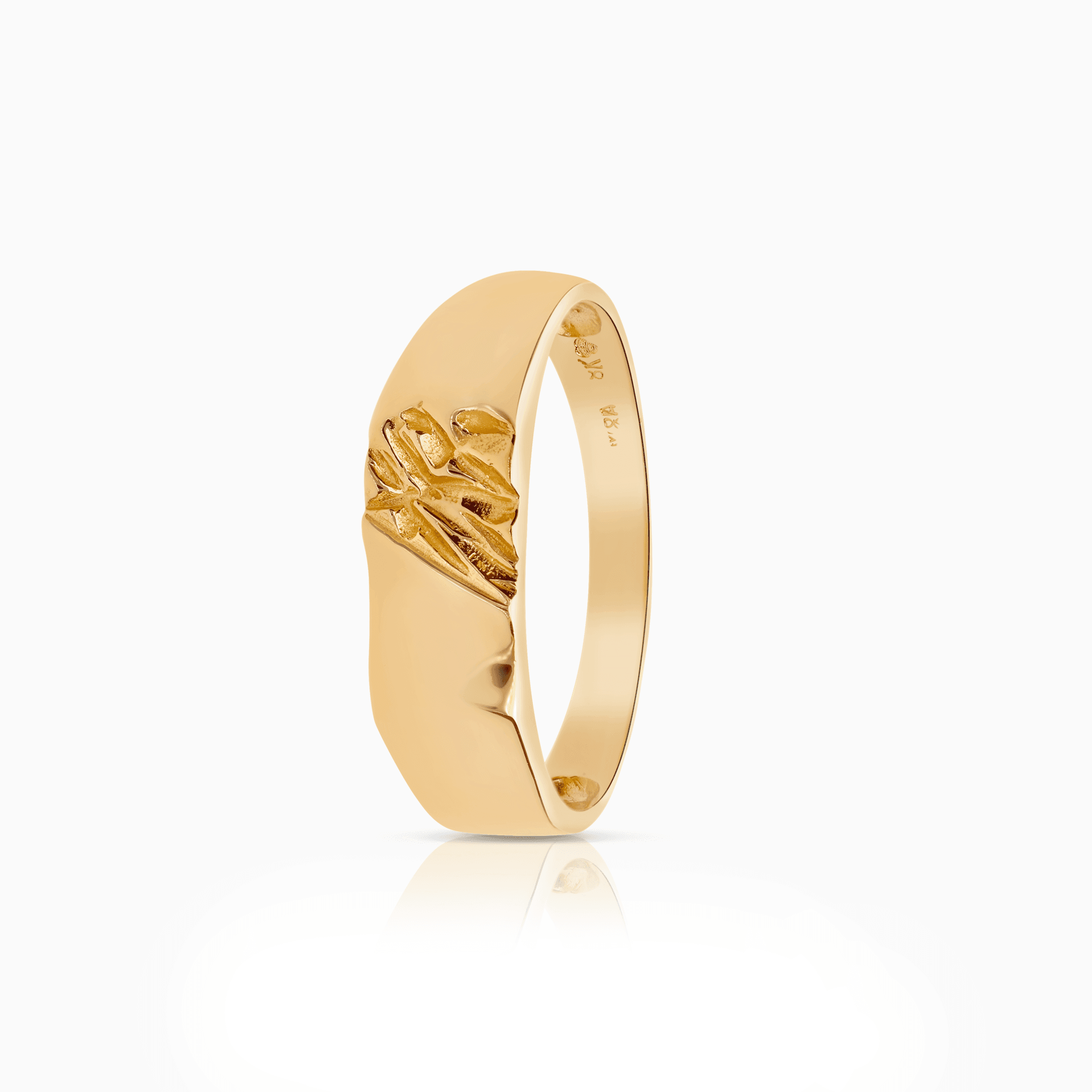 Klackring 3,28g 18K guld