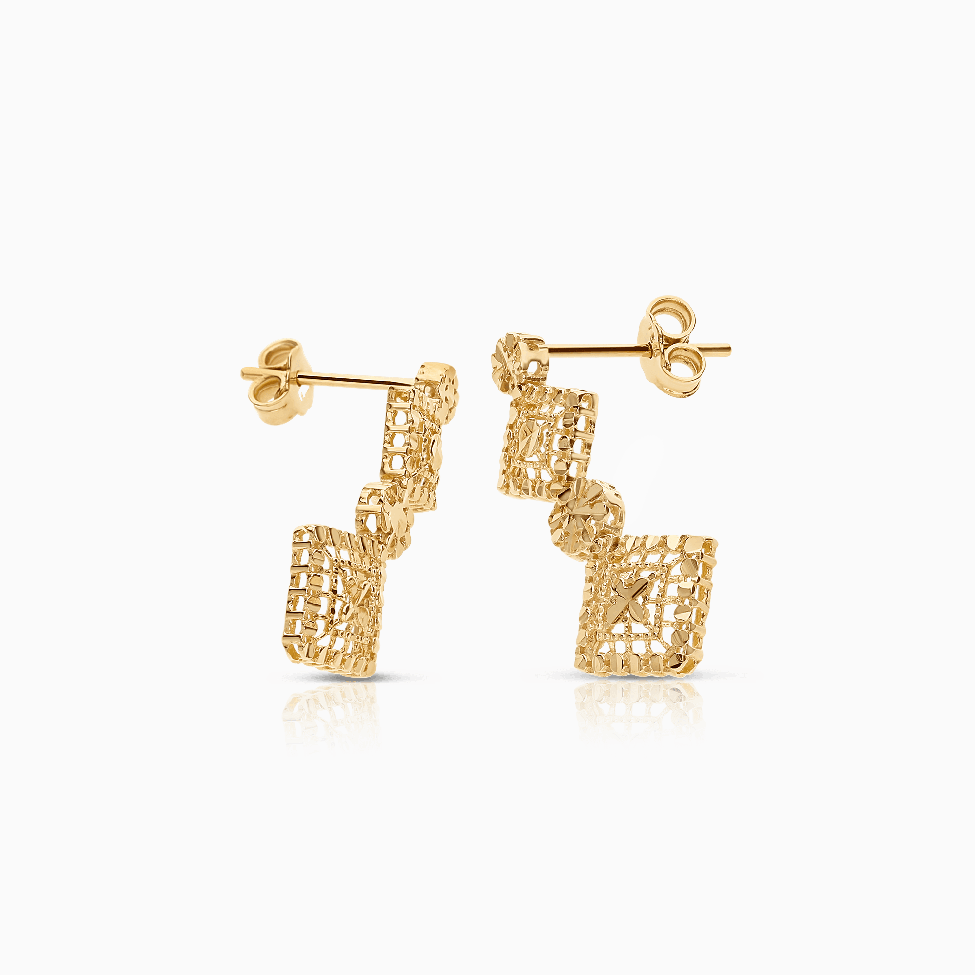 Gold earrings 3.50g 18K gold