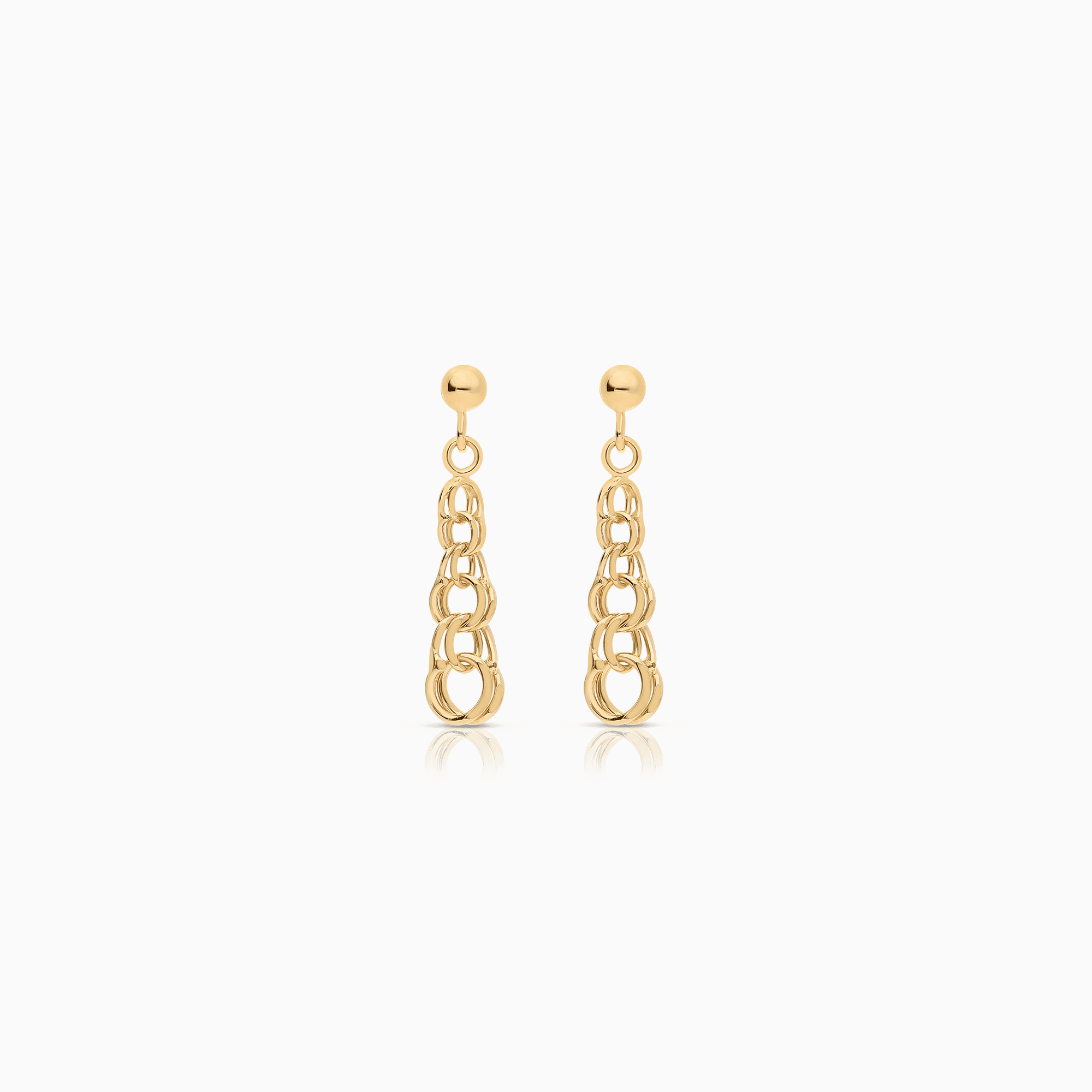 Bismarck earrings 1.53g 18K gold