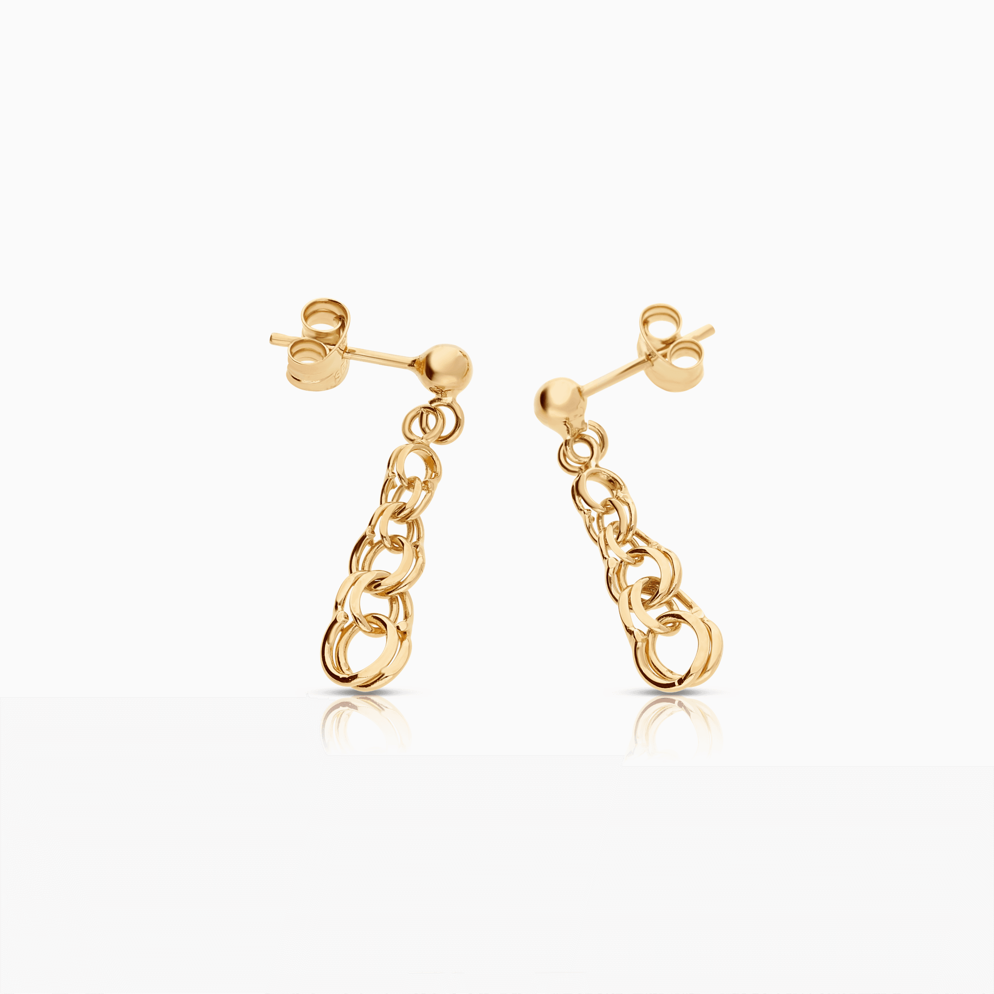 Bismarck earrings 1.53g 18K gold