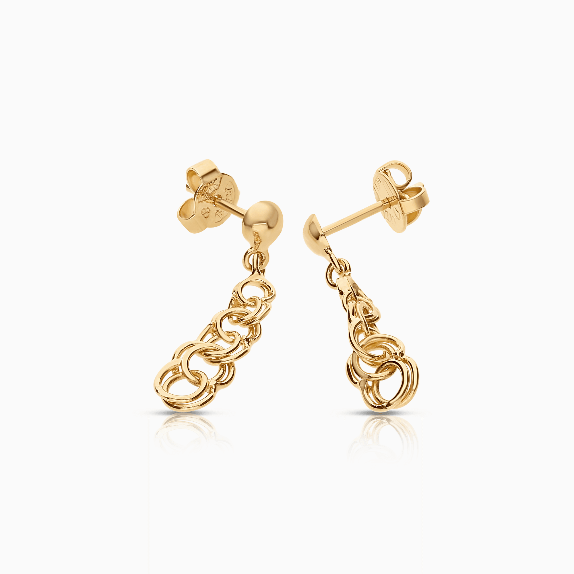 Bismarck earrings 1.99g 18K gold