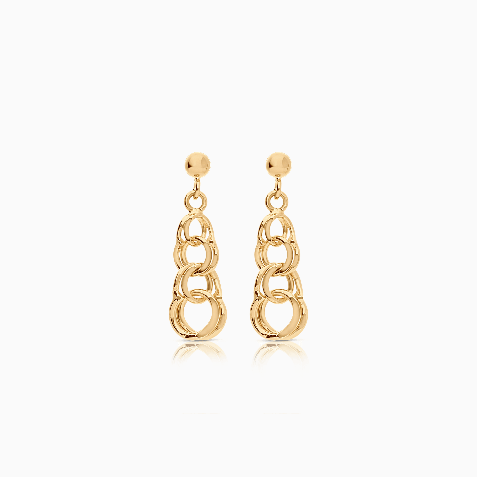 Bismarck earrings 1.80g 18K gold
