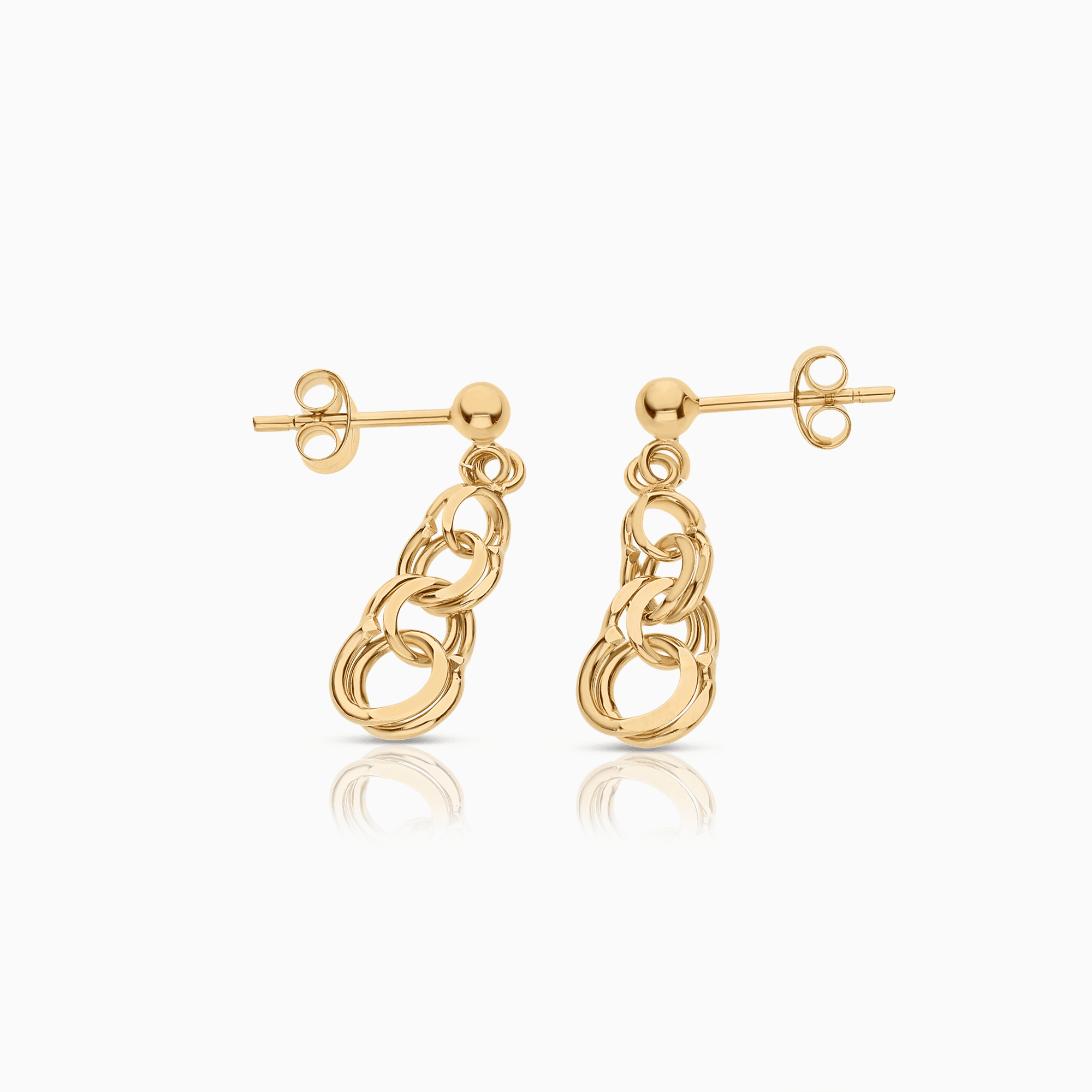 Bismarck earrings 1.80g 18K gold